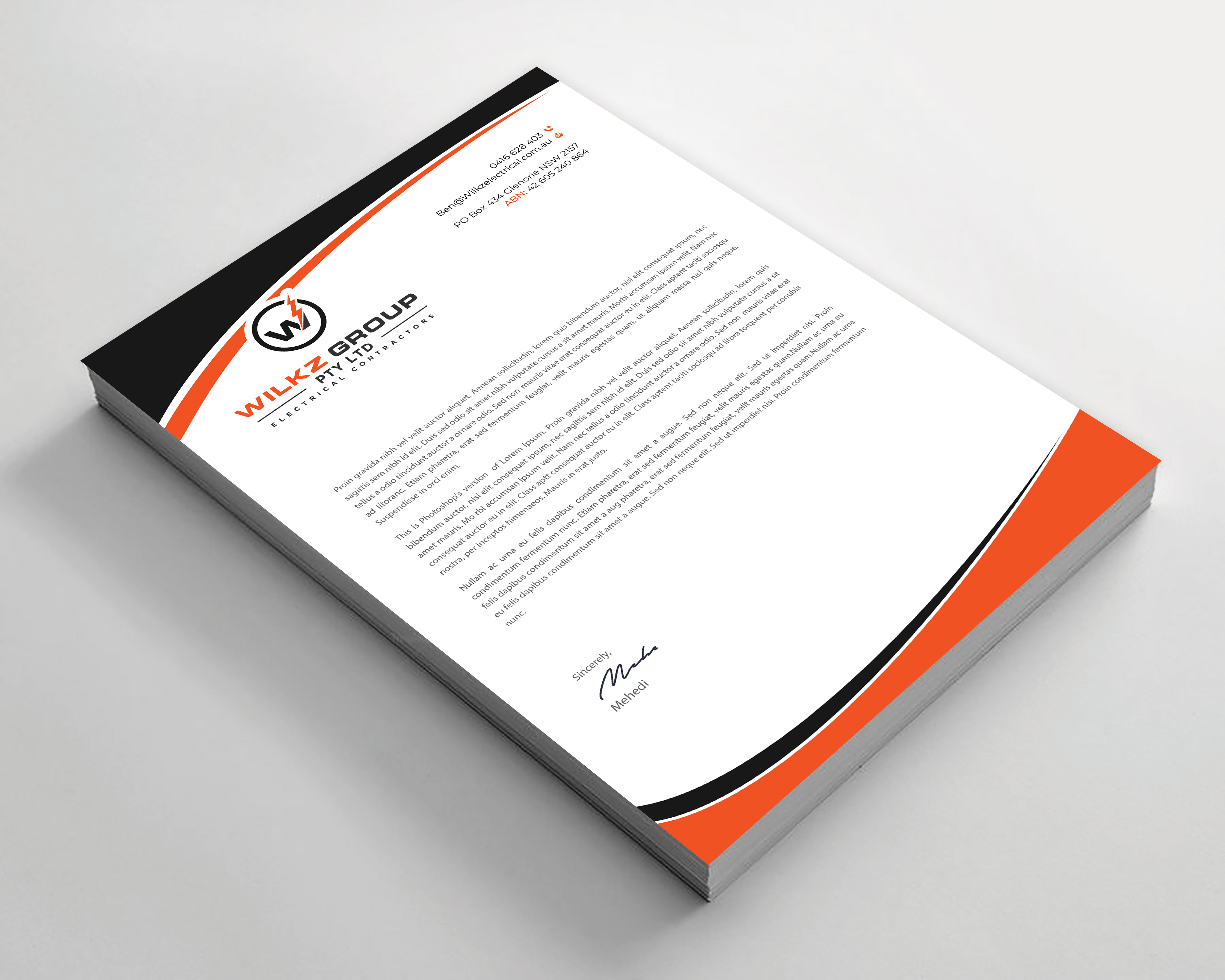 Stationery Design by Expert Bappy for Wilkz Group | Design #34373947