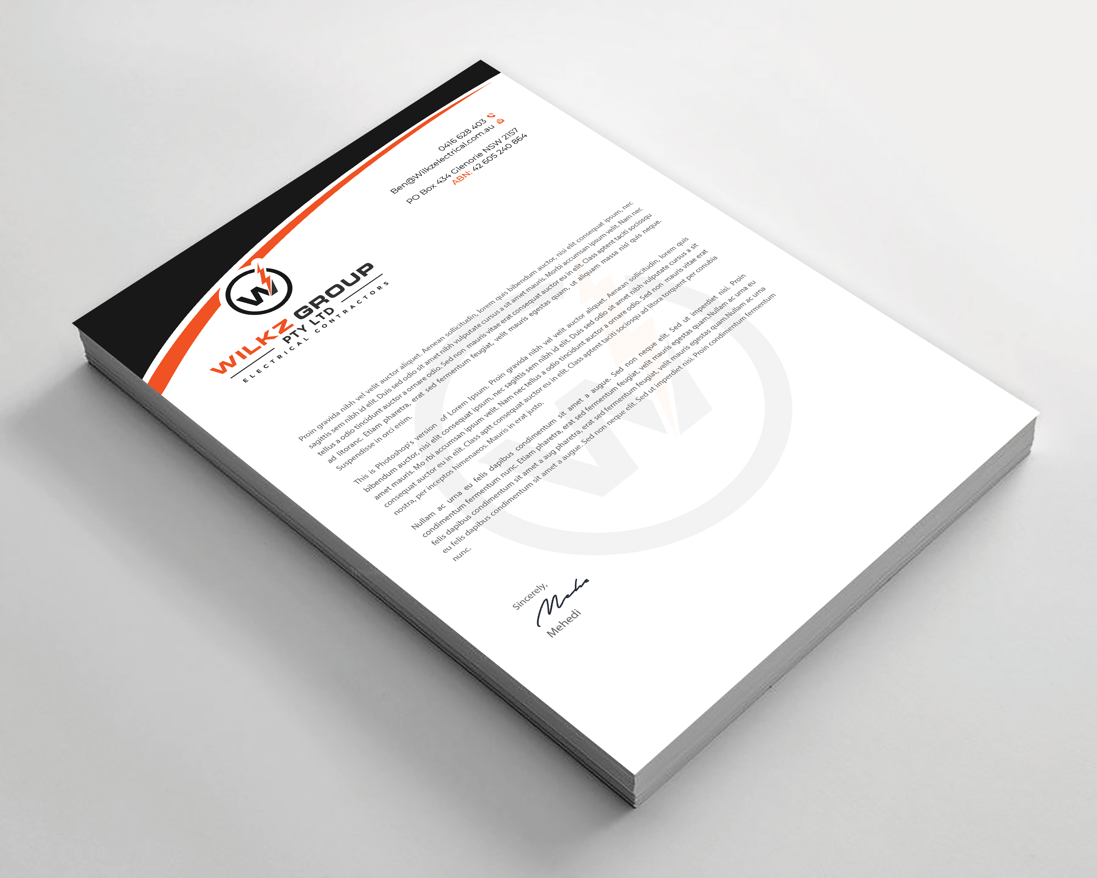 Stationery Design by Expert Bappy for Wilkz Group | Design #34373951