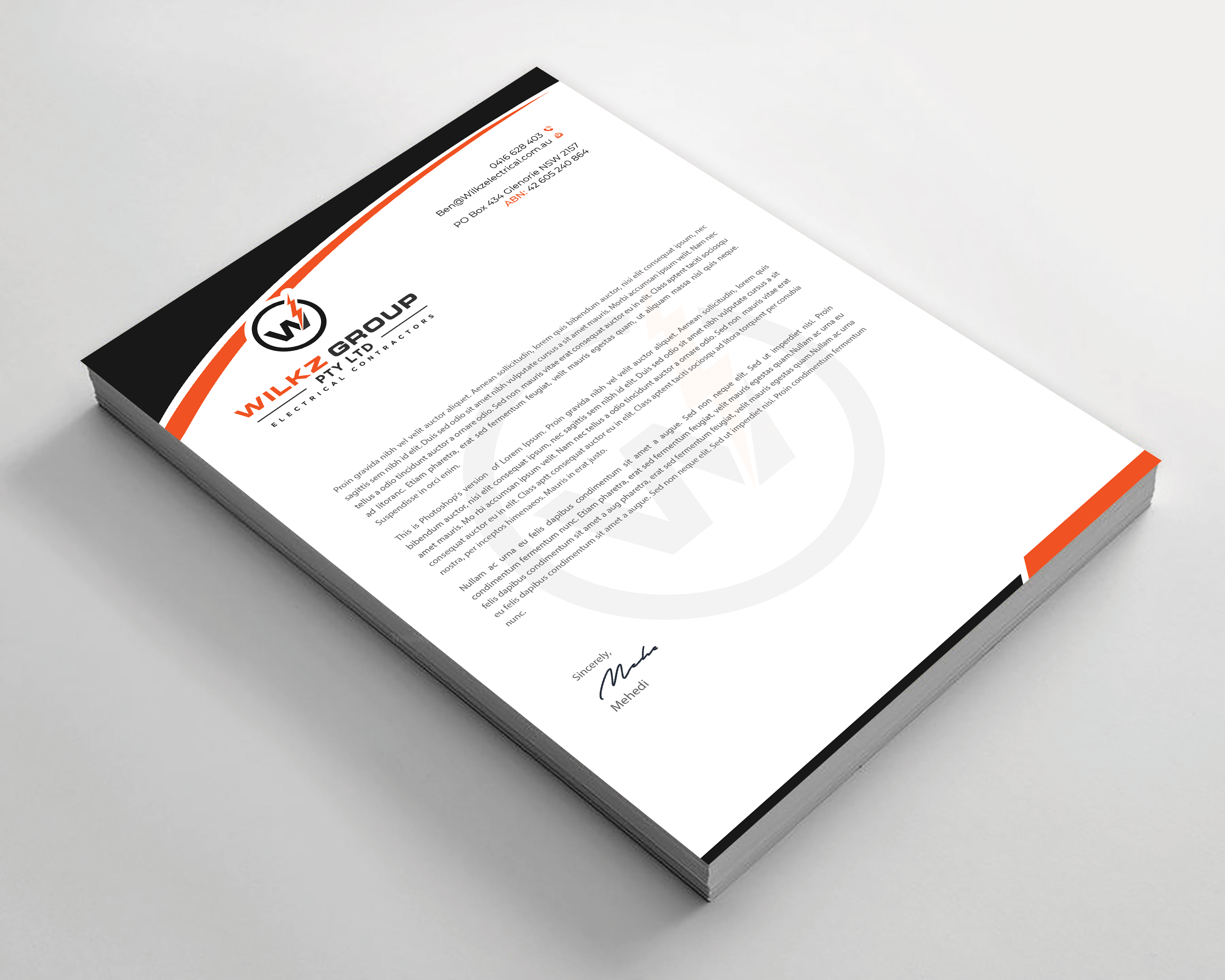 Stationery Design by Expert Bappy for Wilkz Group | Design #34373952