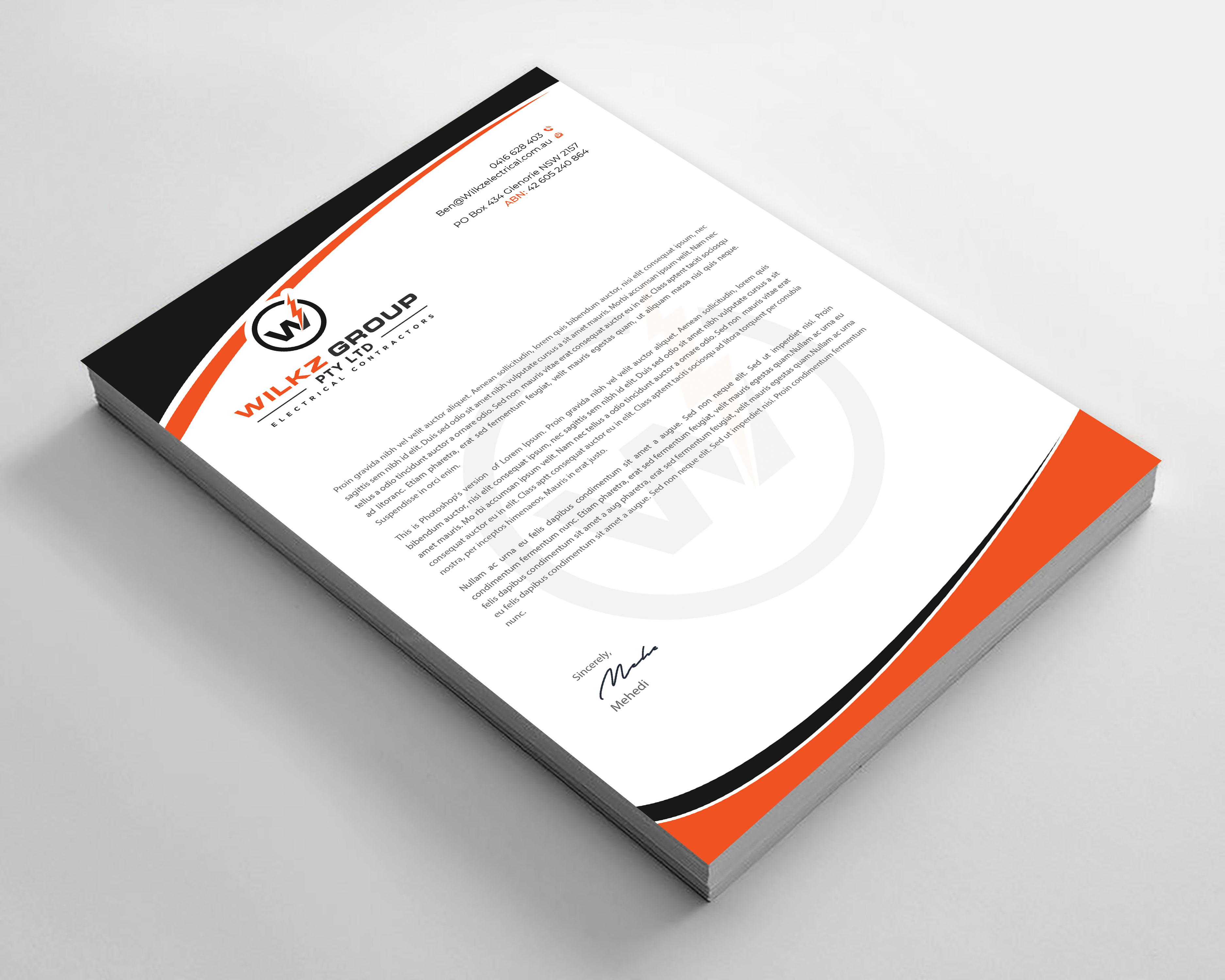 Stationery Design by Expert Bappy for Wilkz Group | Design #34373953