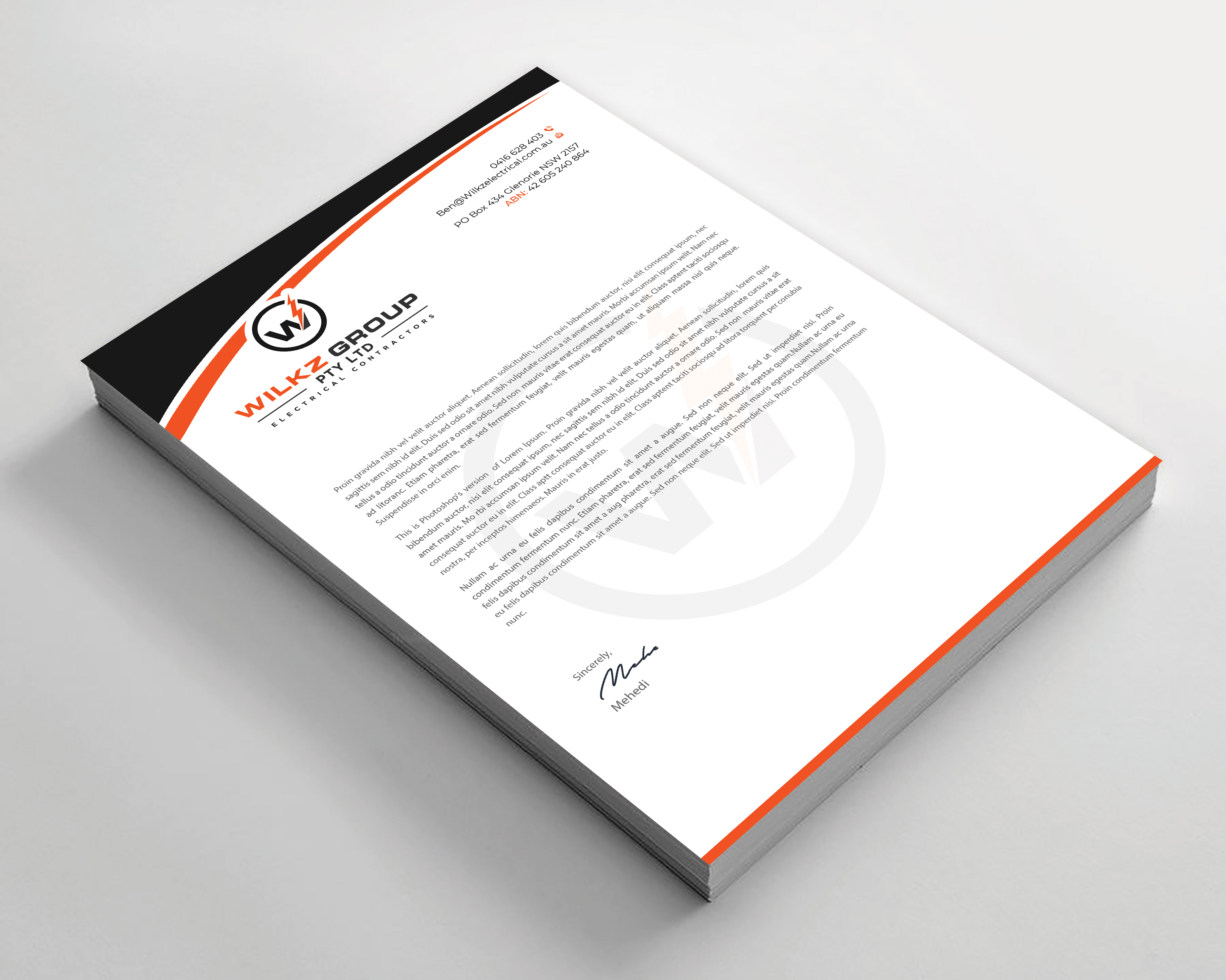 Stationery Design by Expert Bappy for Wilkz Group | Design #34373969