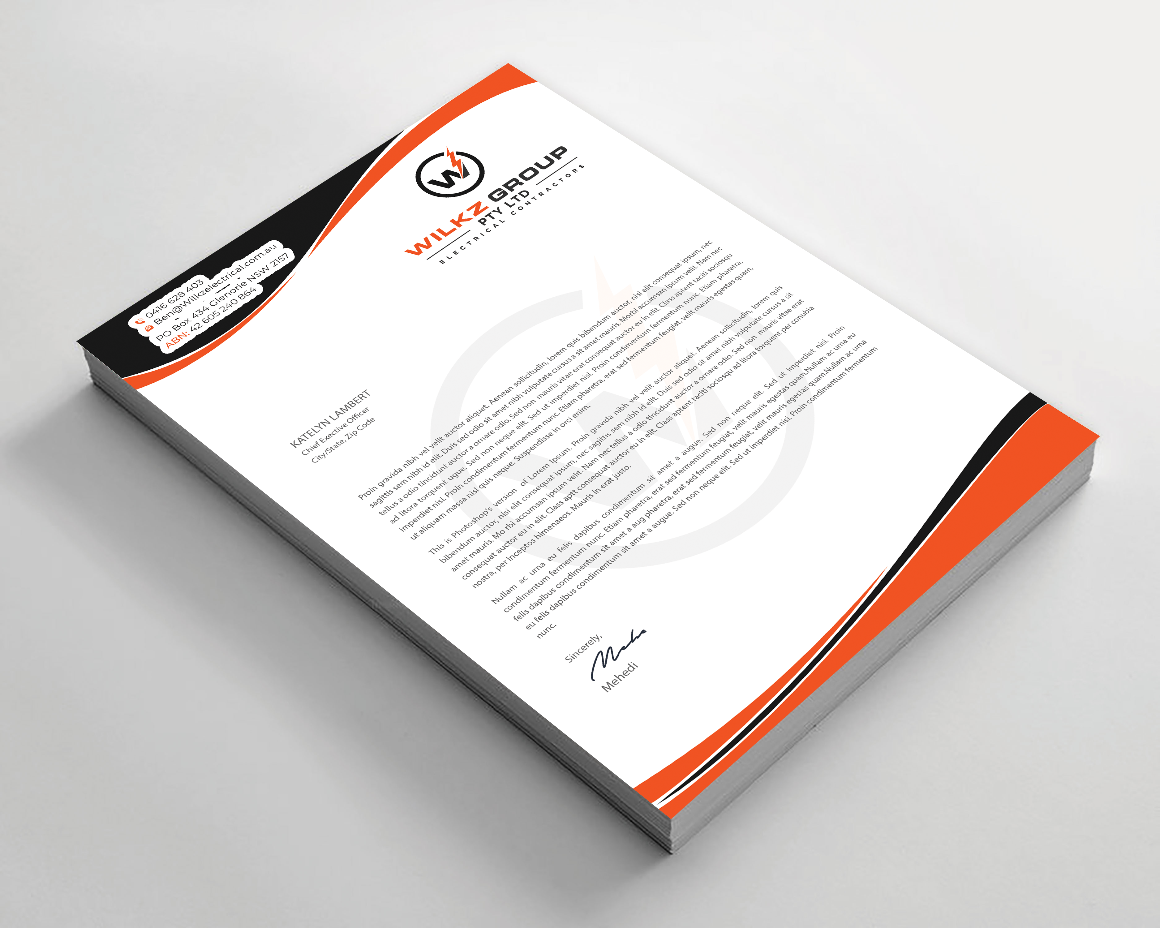 Stationery Design by Expert Bappy for Wilkz Group | Design #34374313