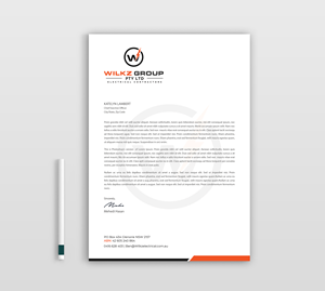 Stationery Design by Expert Bappy for Wilkz Group | Design: #34377486