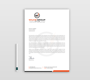 Stationery Design by Expert Bappy for Wilkz Group | Design: #34377533