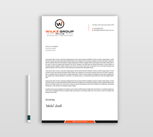 Stationery Design by Expert Bappy for Wilkz Group | Design: #34379752