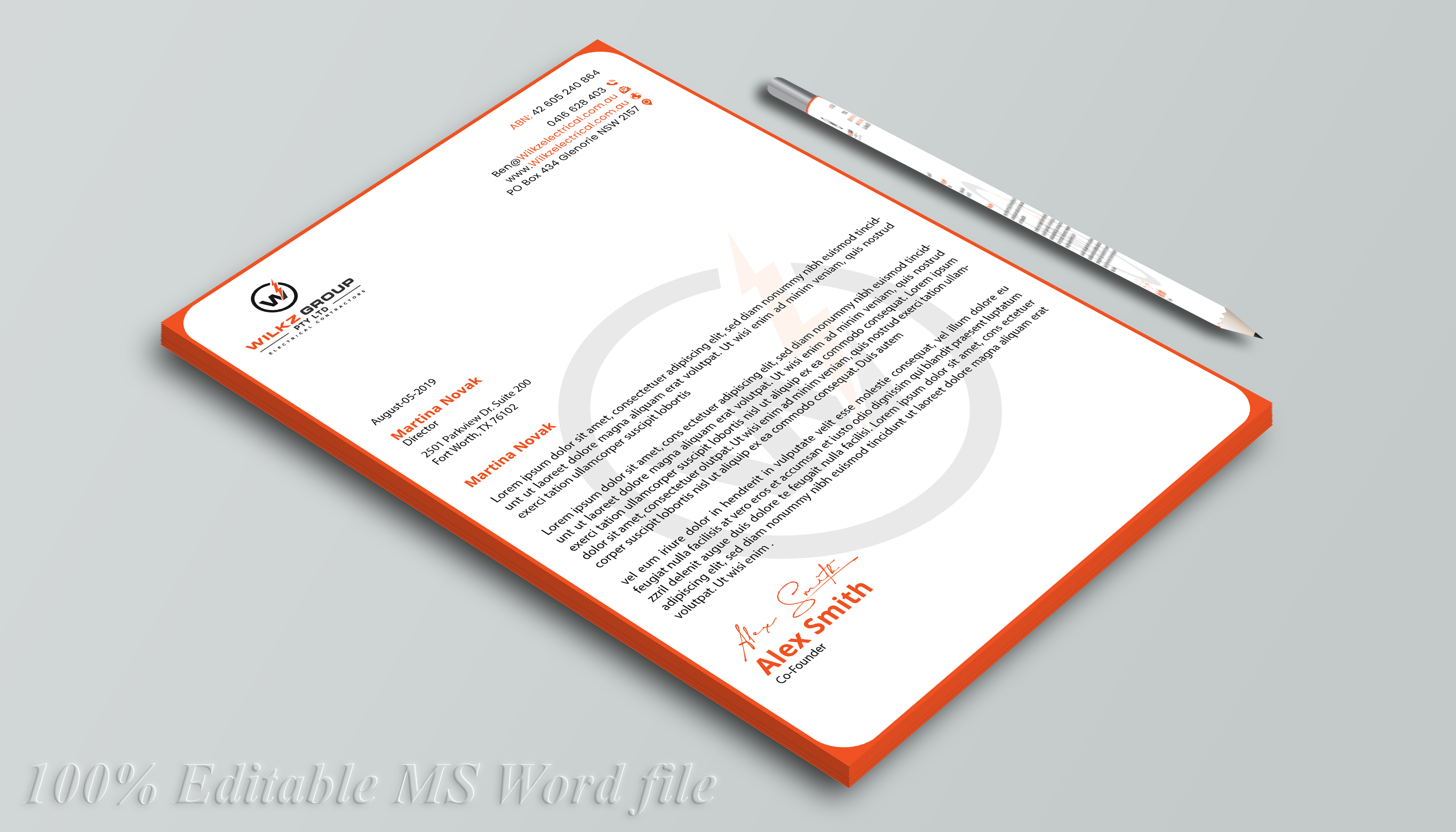 Stationery Design by DesignerShahadat for Wilkz Group | Design #34372553