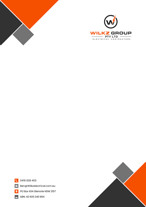 Schreibwaren-Design von Chas Designs für Wilkz Group | Design: #34371615