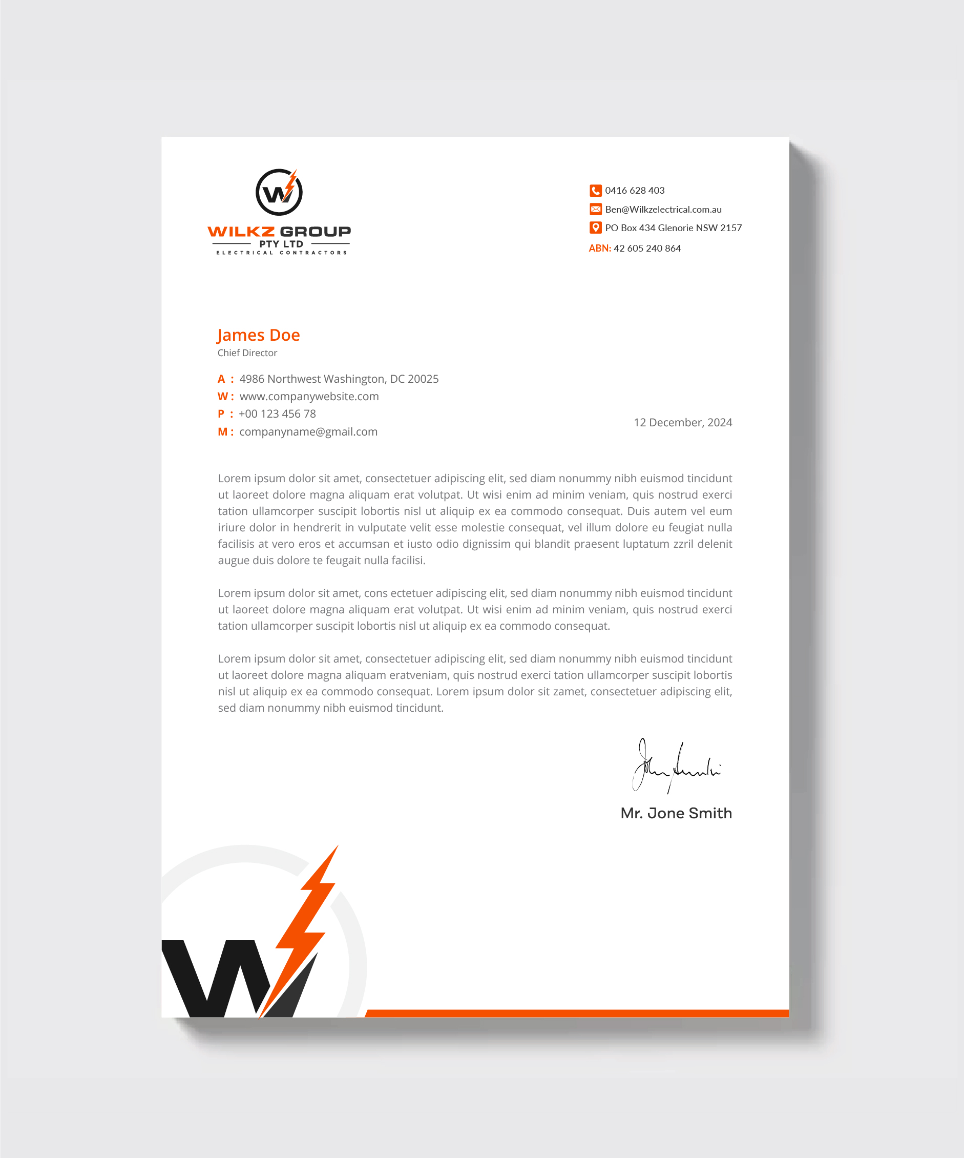 Stationery Design by artbitin for Wilkz Group | Design #34372121