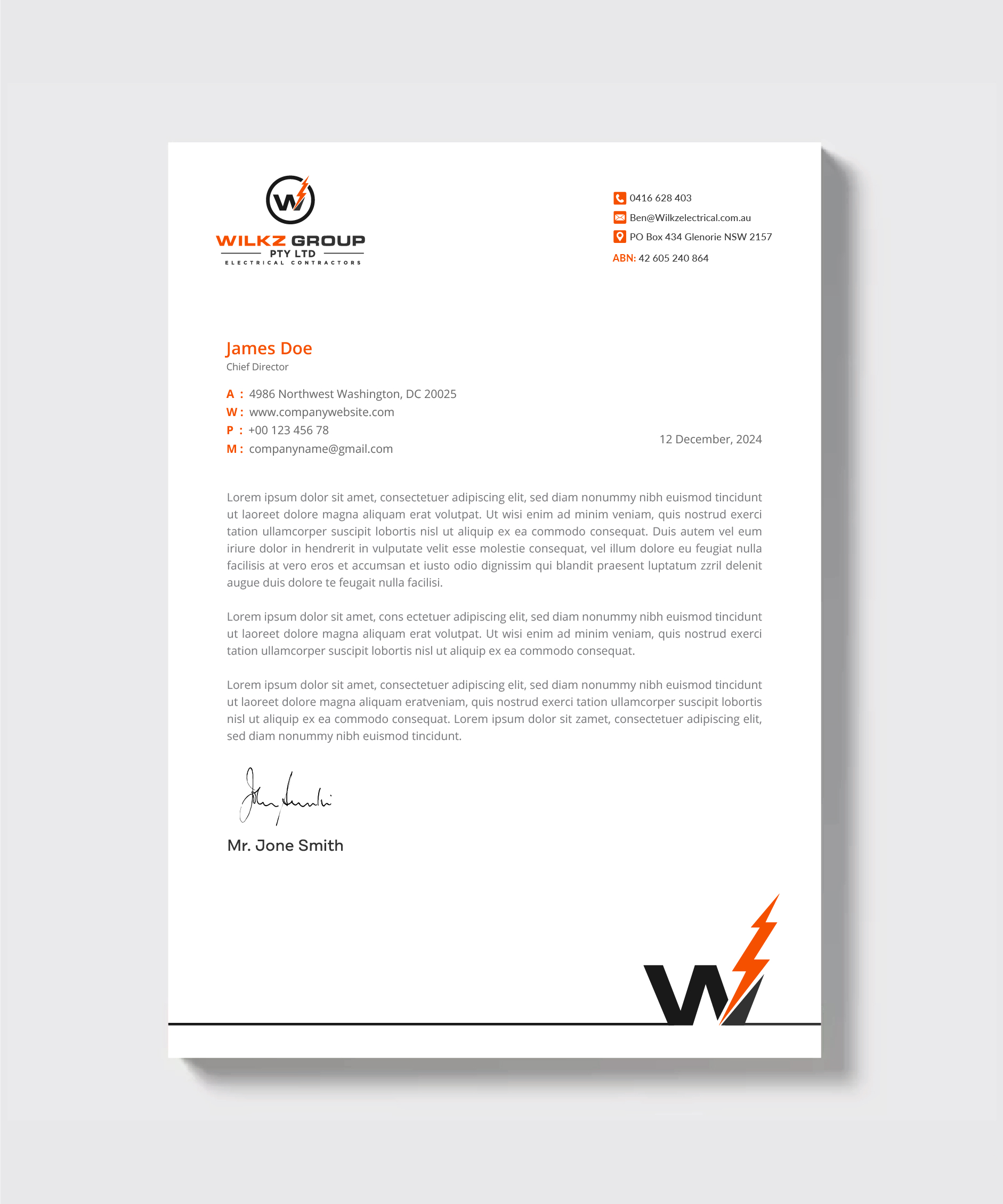 Stationery Design by artbitin for Wilkz Group | Design #34372129