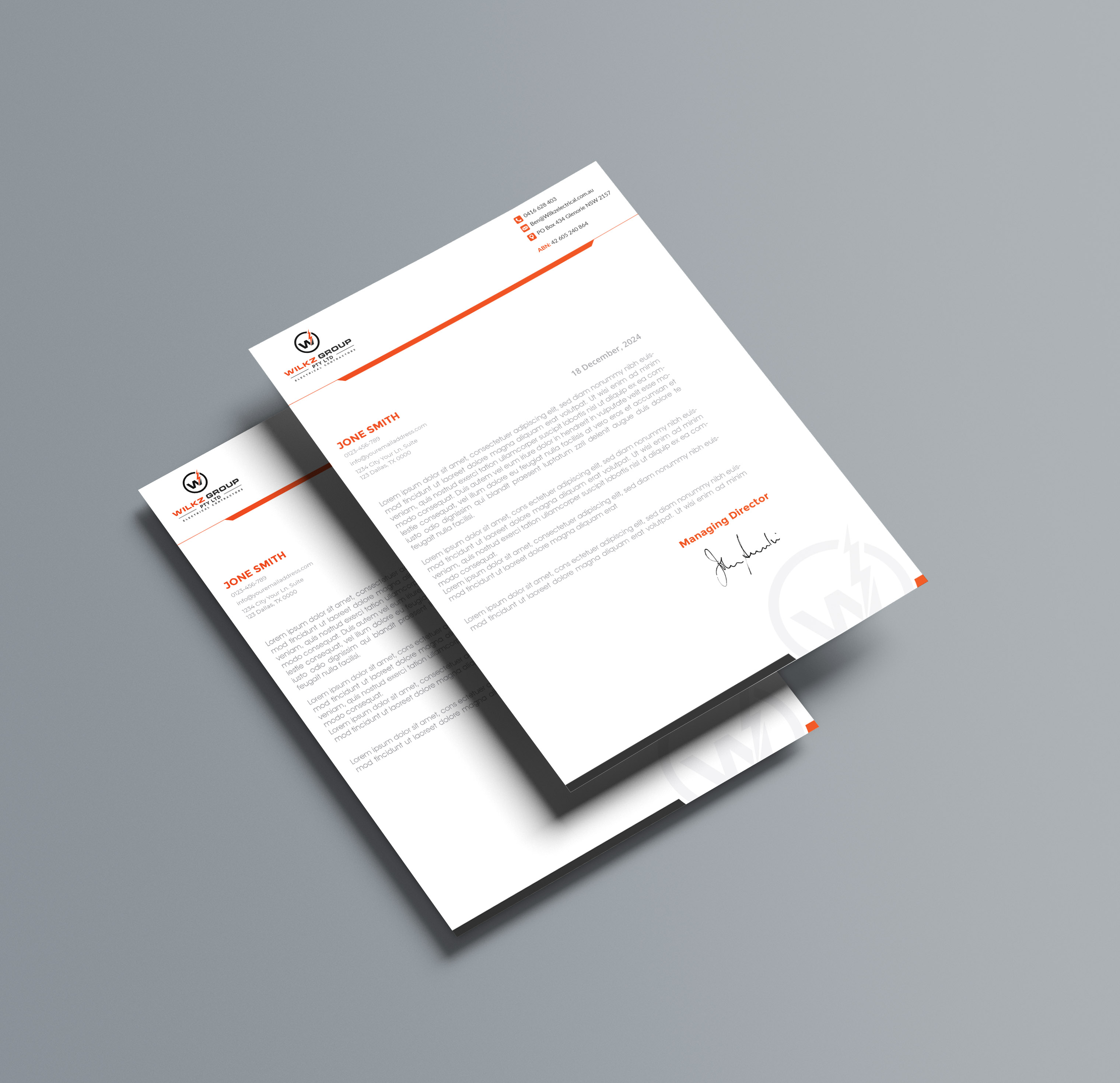 Design de Papeterie par artbitin pour Wilkz Group | Design #34375156