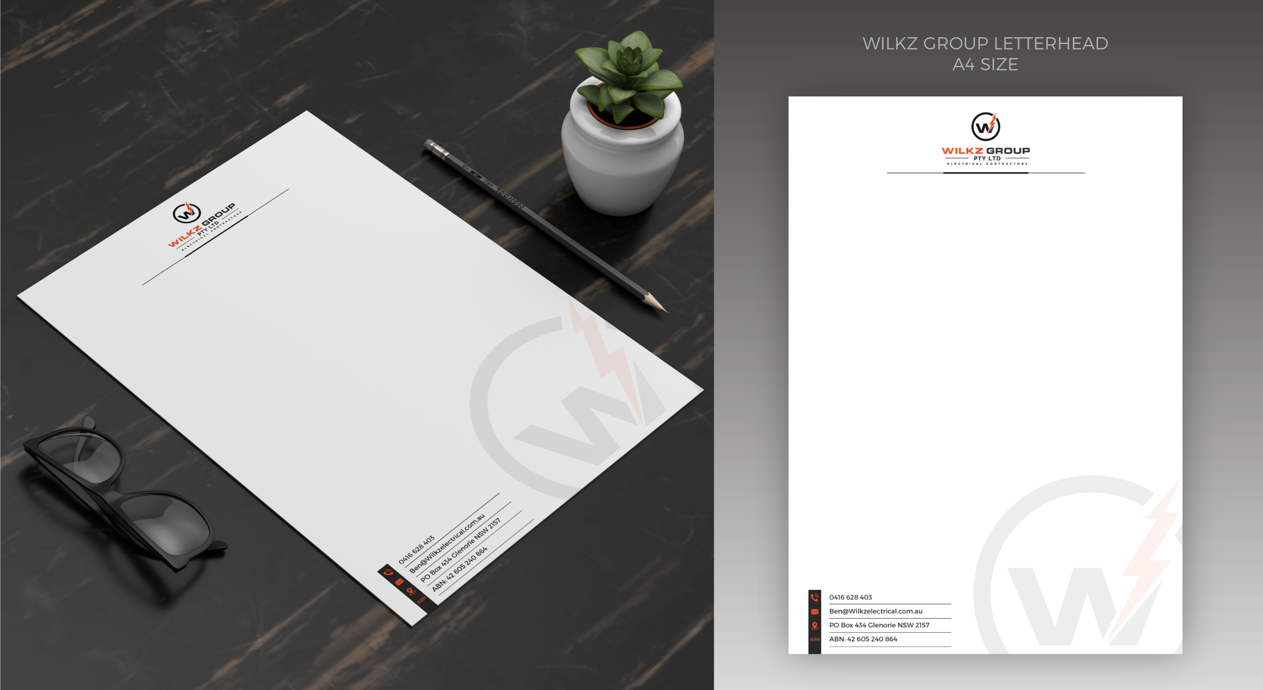 Stationery Design by Impressive Designs for Wilkz Group | Design #34380343
