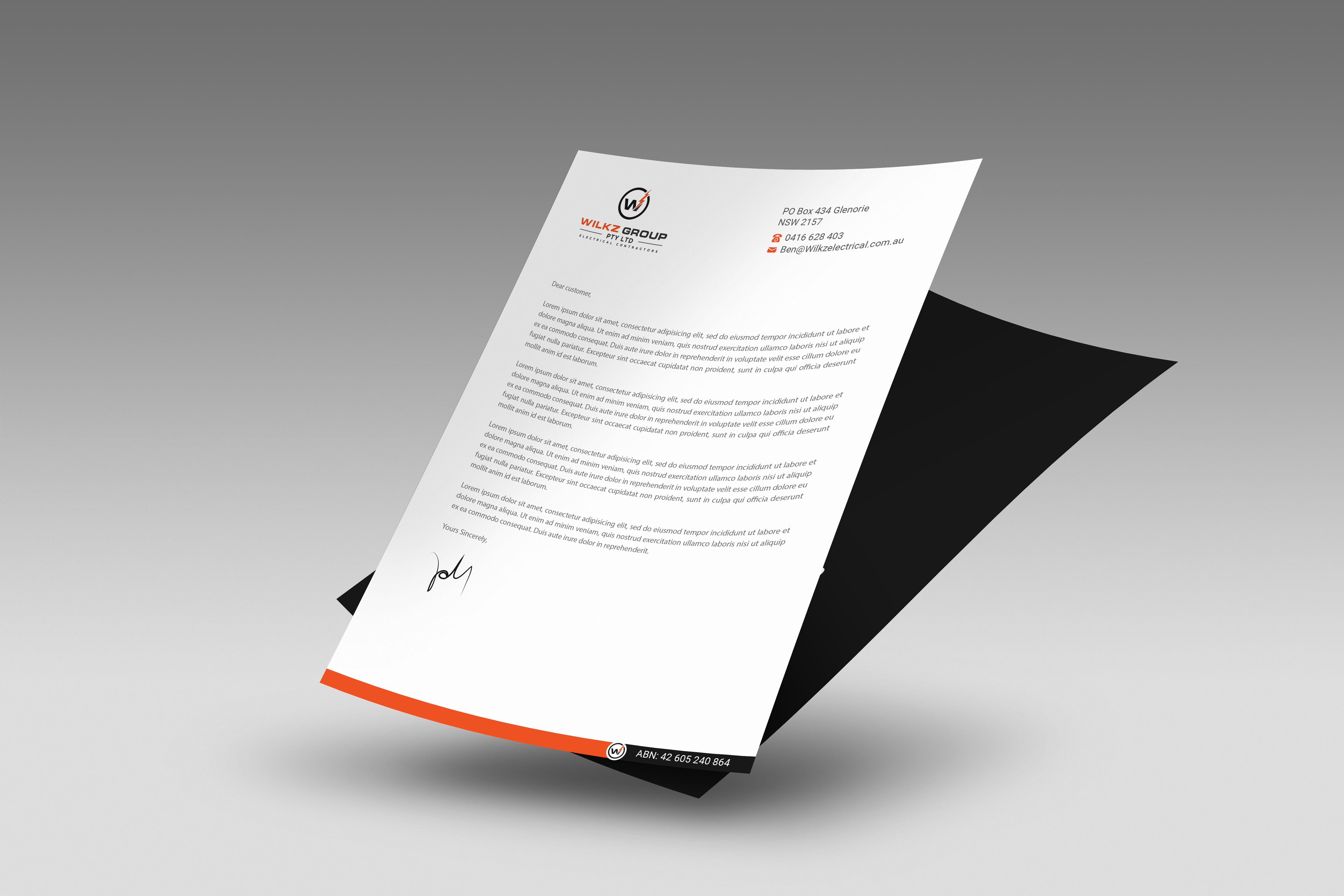 Stationery Design by R.design for Wilkz Group | Design #34371700