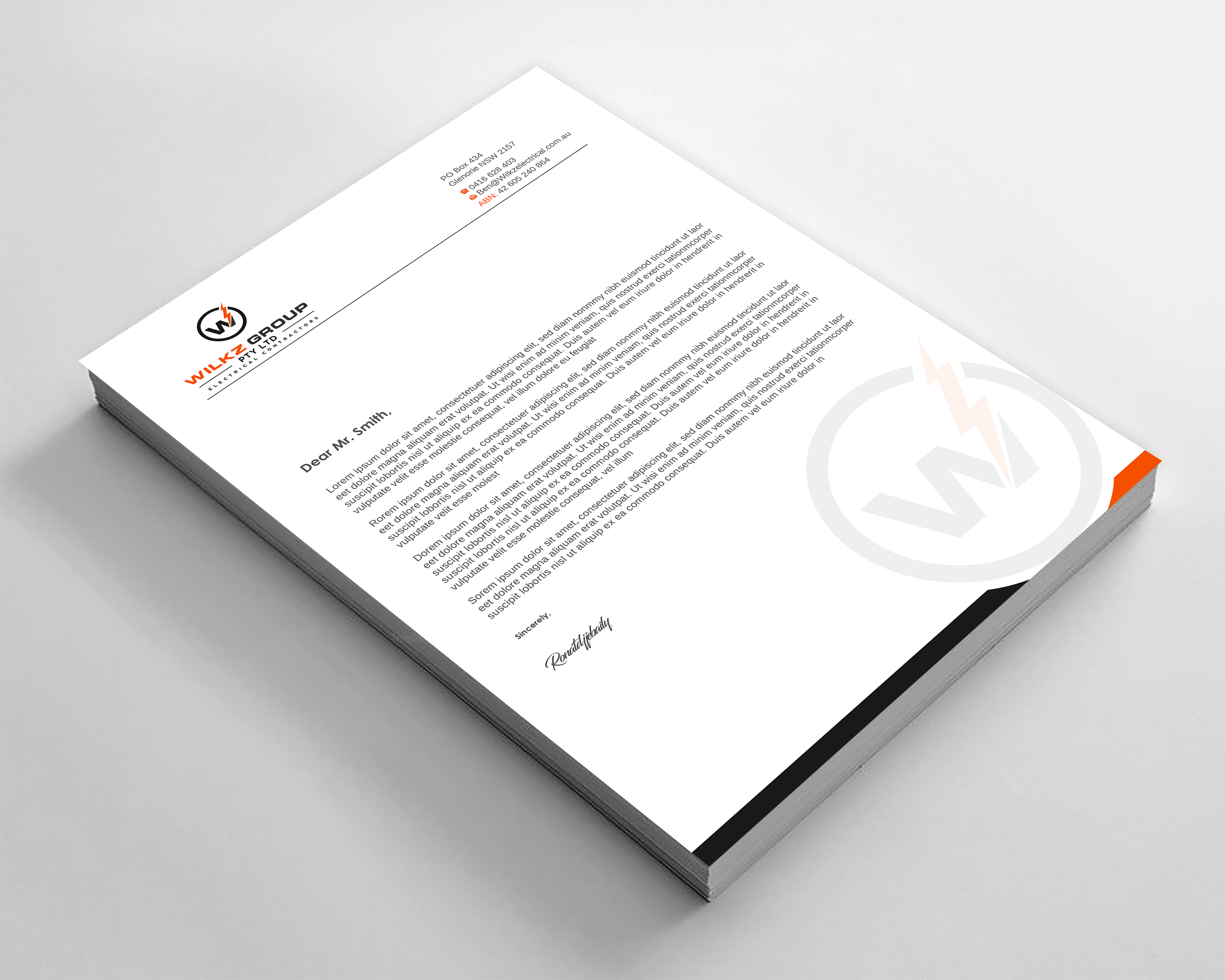 Stationery Design by Imagine design000 for Wilkz Group | Design #34373101