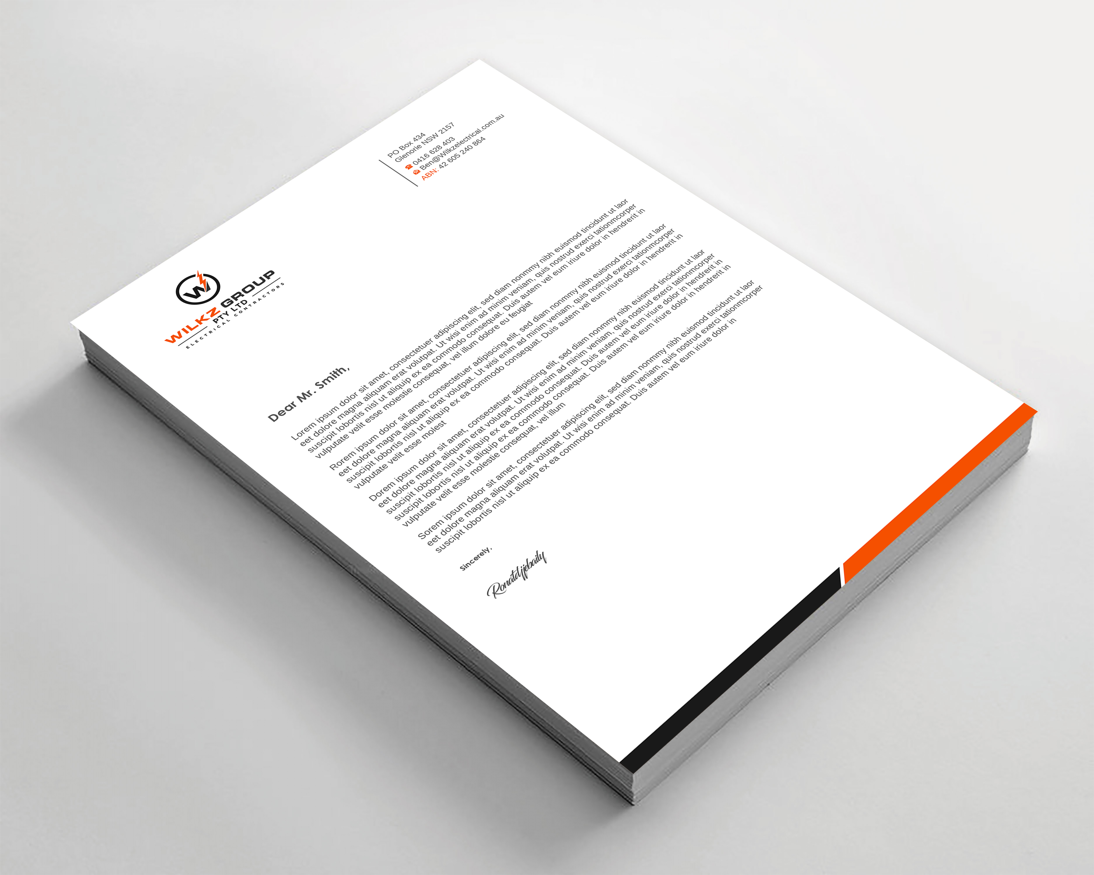 Stationery Design by Imagine design000 for Wilkz Group | Design #34373104