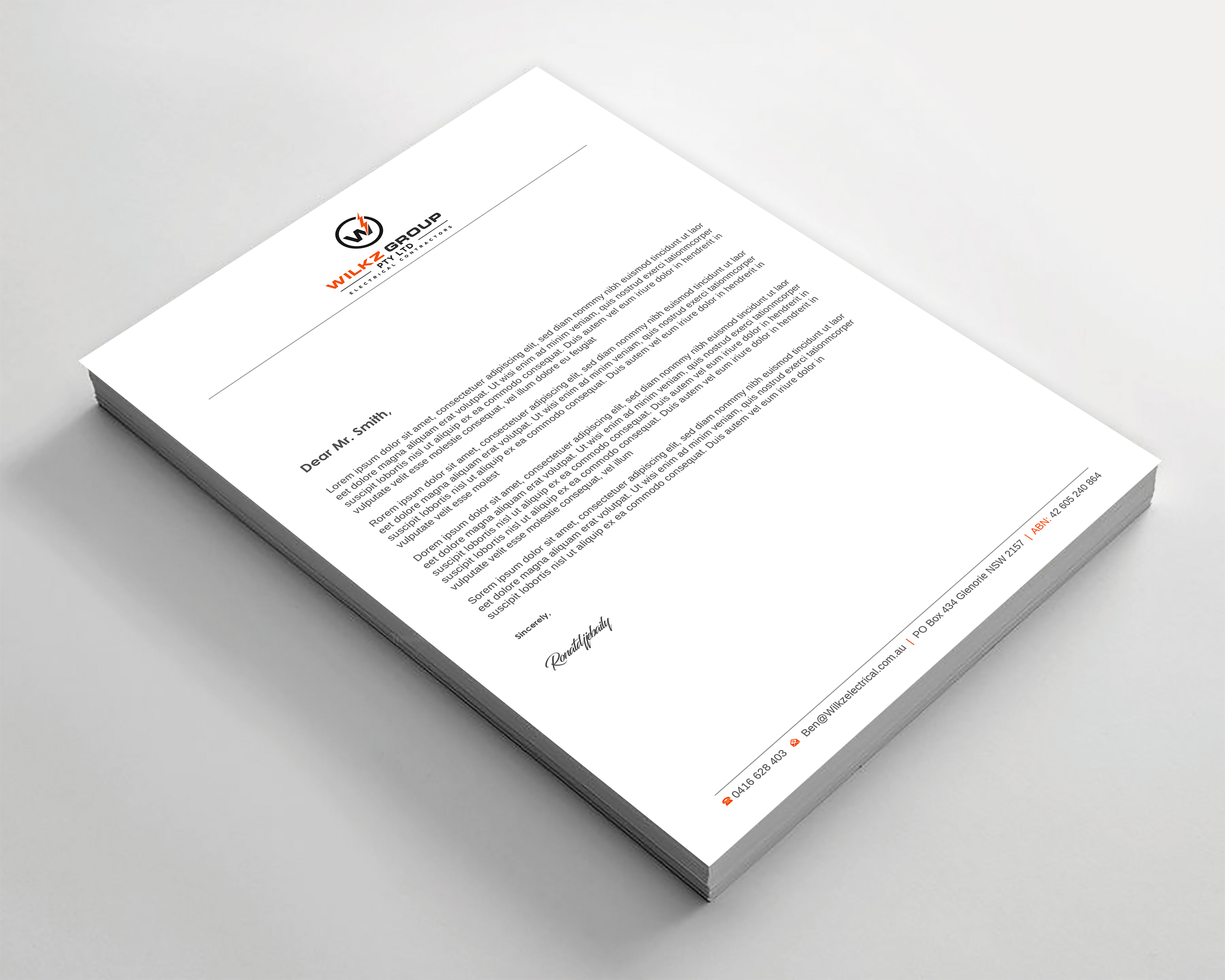 Diseño de Papelería por Imagine design000 para Wilkz Group | Diseño #34373110