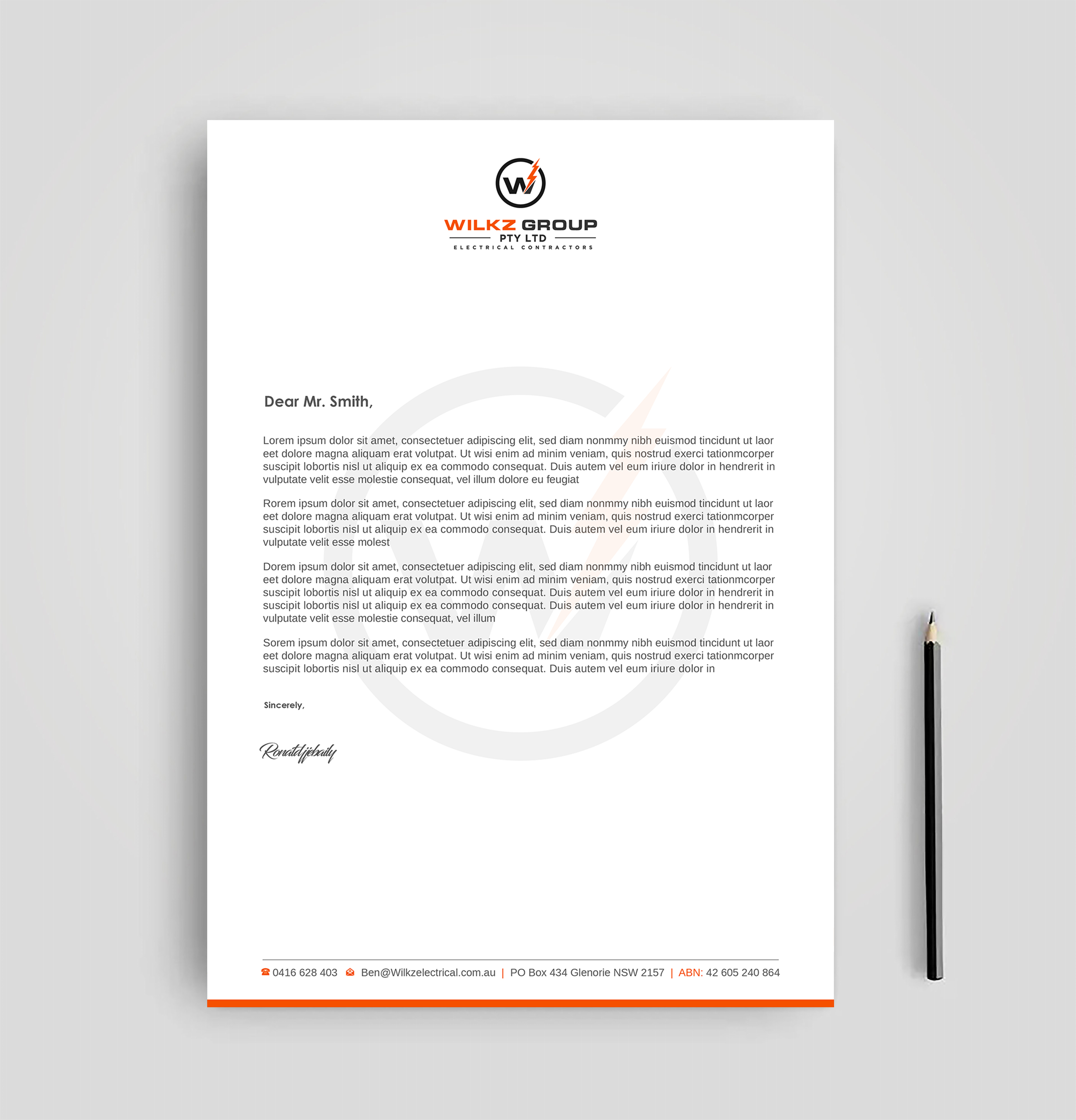Stationery Design by Imagine design000 for Wilkz Group | Design #34373132