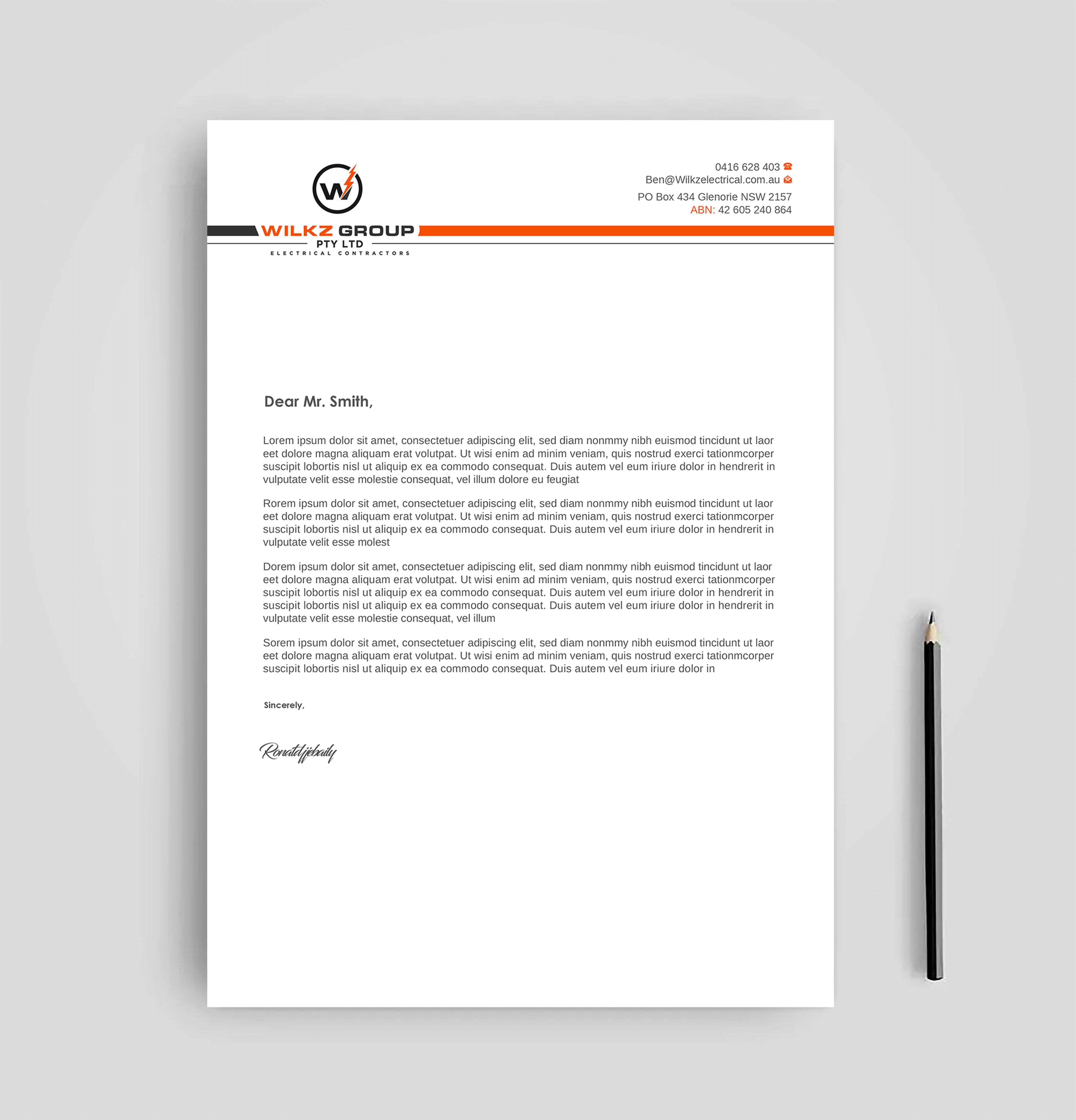 Stationery Design by Imagine design000 for Wilkz Group | Design #34373134