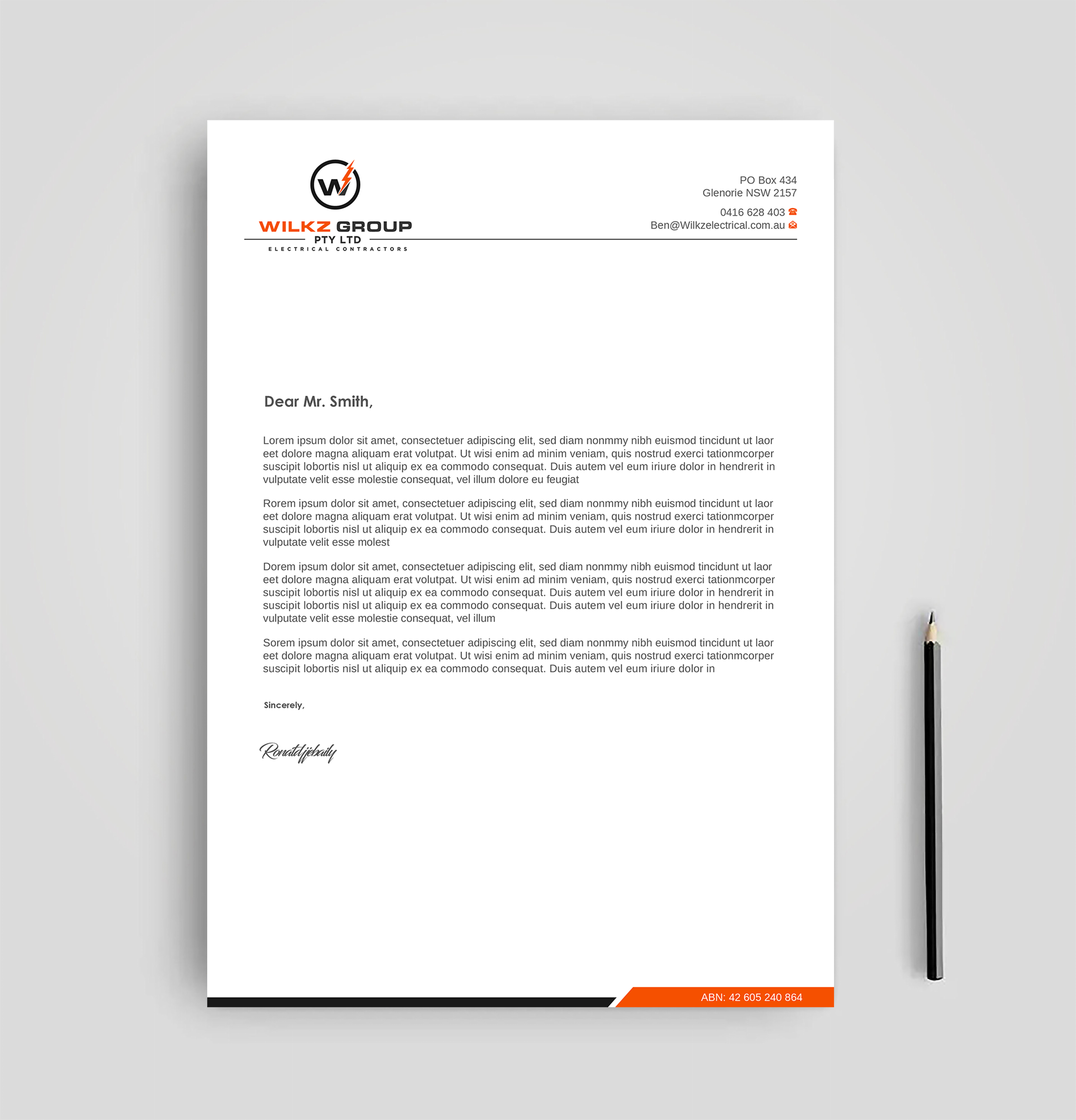 Stationery Design by Imagine design000 for Wilkz Group | Design #34373138