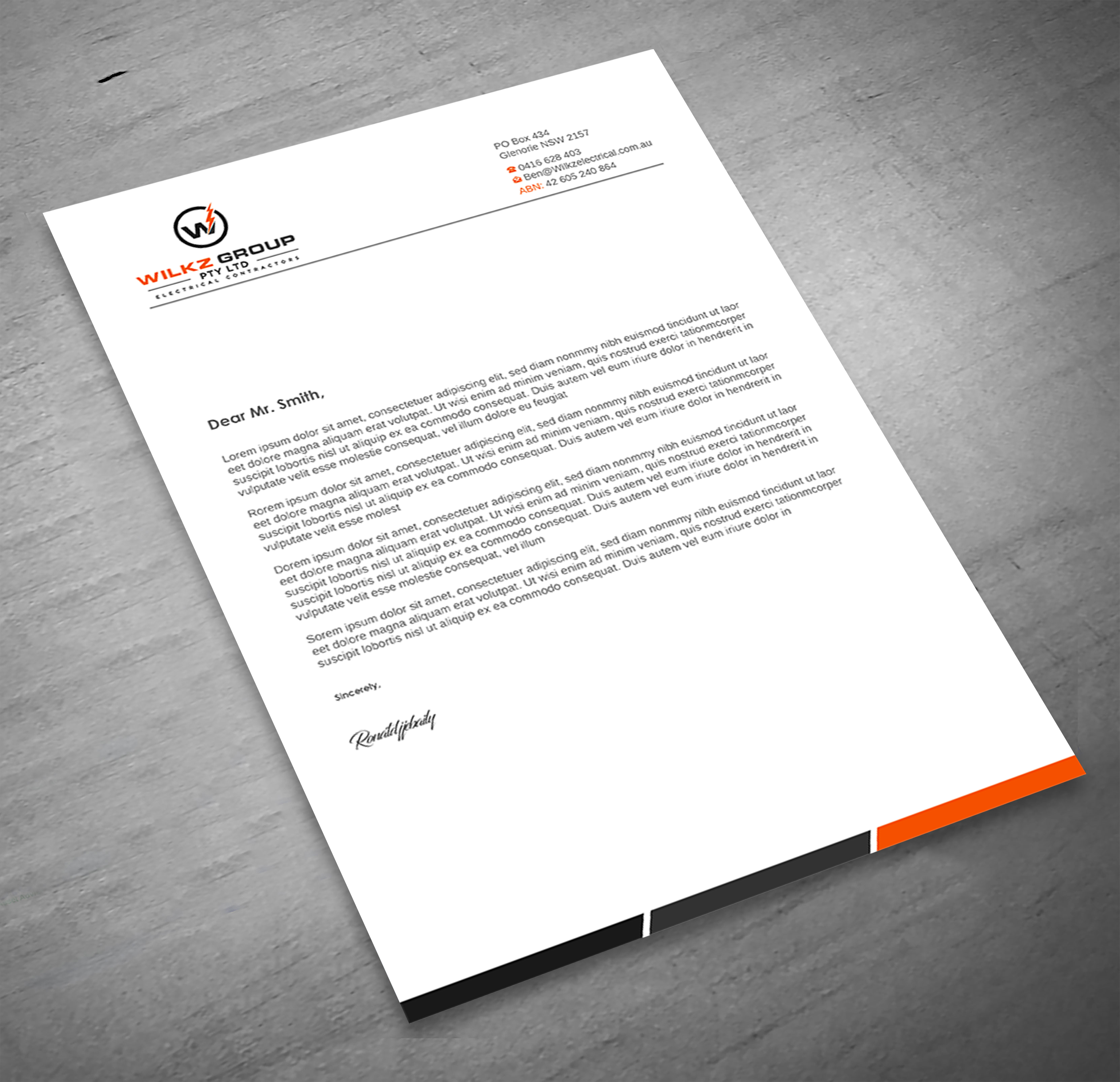 Stationery Design by Imagine design000 for Wilkz Group | Design #34373159