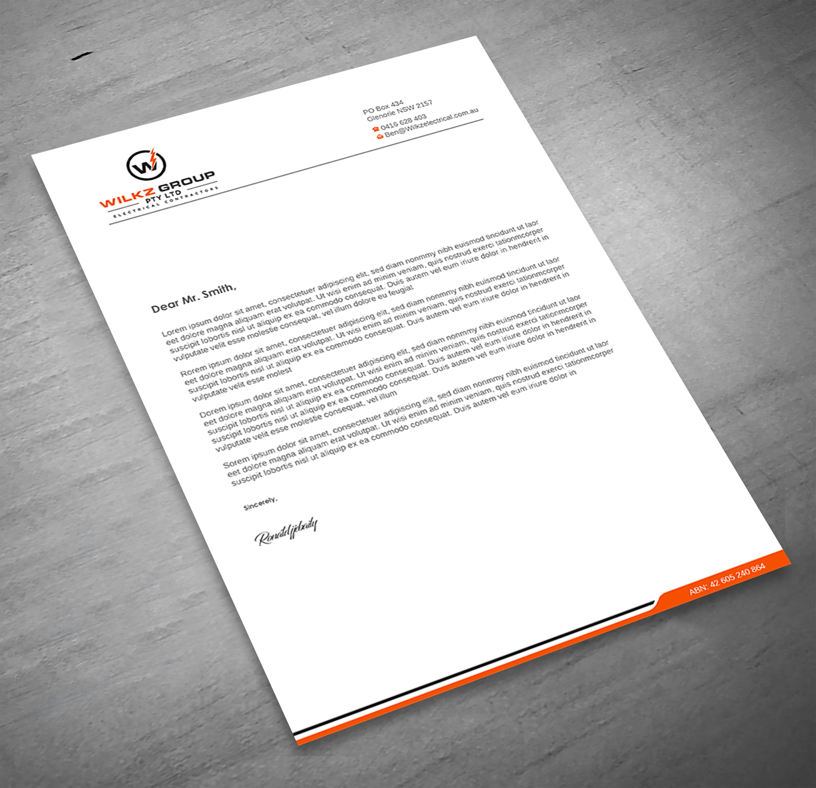 Stationery Design by Imagine design000 for Wilkz Group | Design #34373161