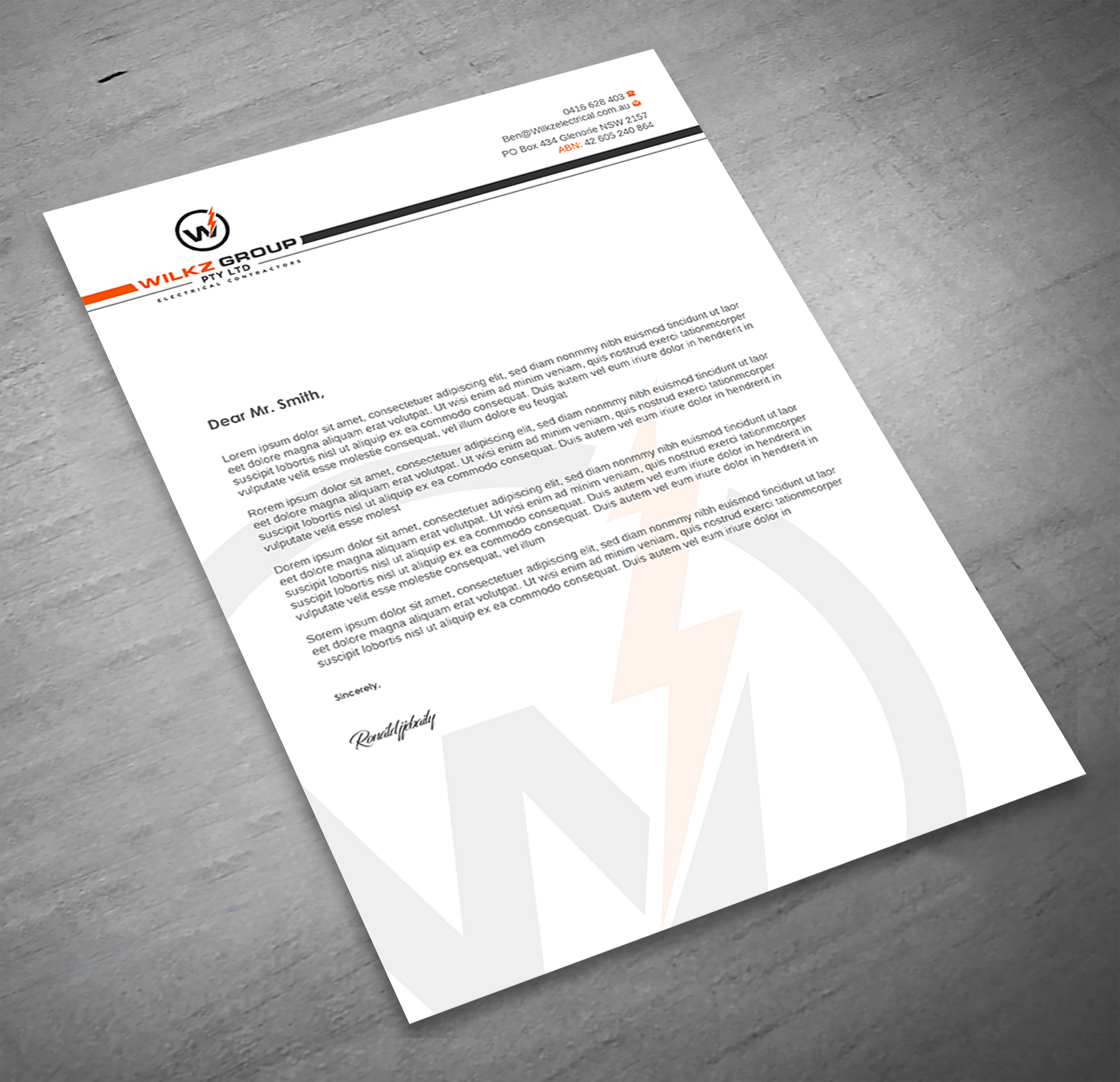 Stationery Design by Imagine design000 for Wilkz Group | Design #34373162