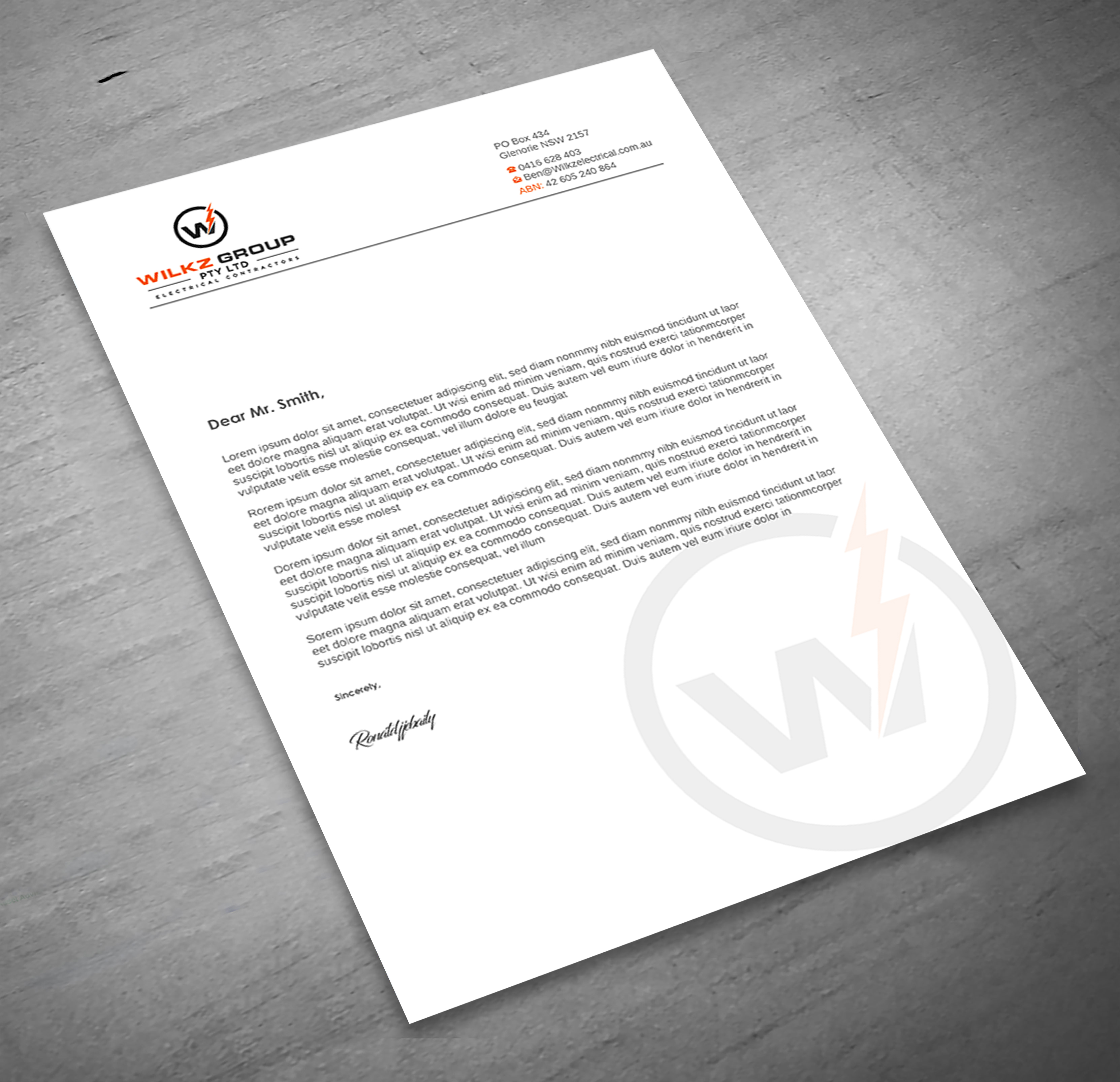 Stationery Design by Imagine design000 for Wilkz Group | Design #34373165