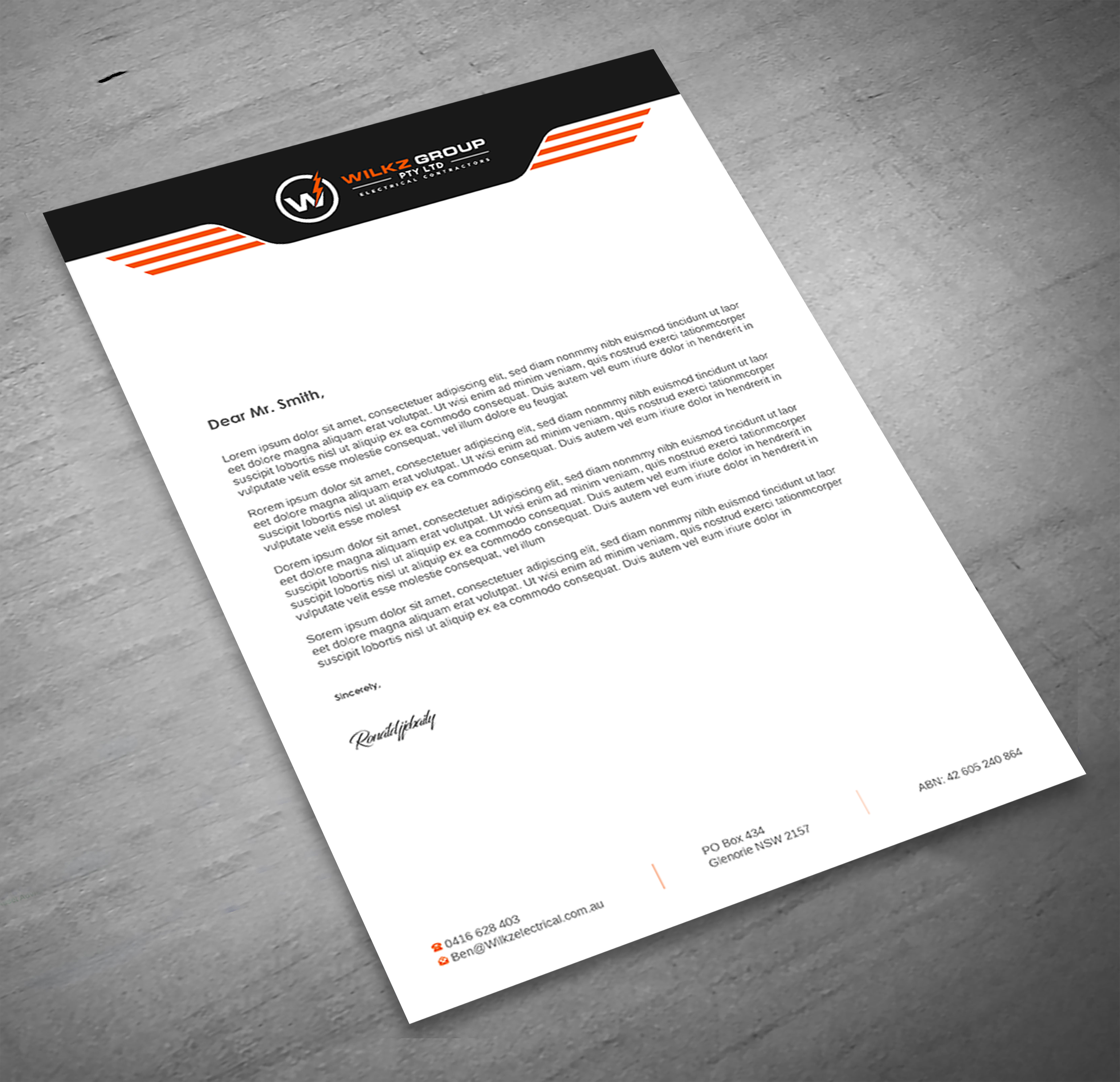 Stationery Design by Imagine design000 for Wilkz Group | Design #34373252