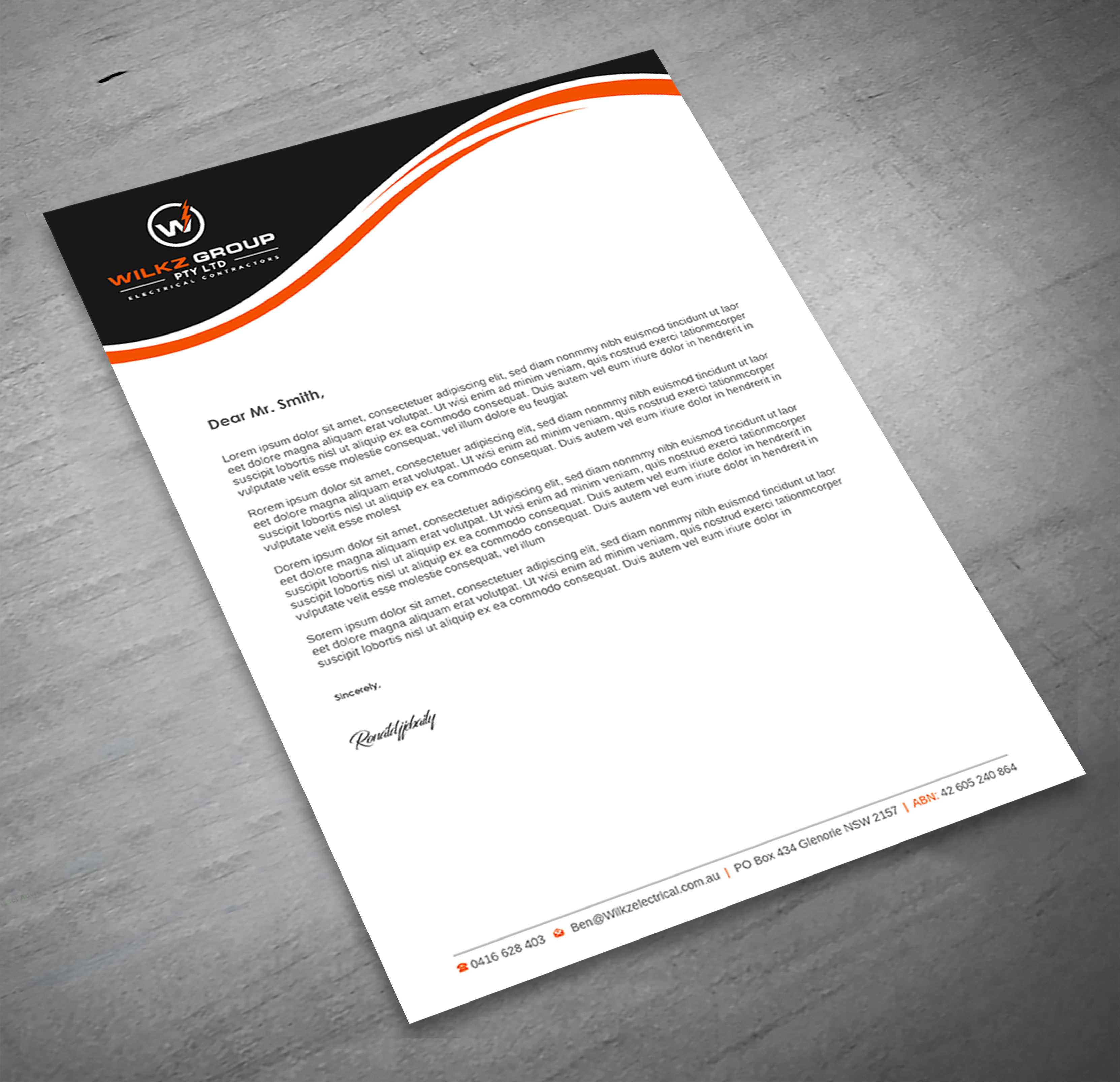 Stationery Design by Imagine design000 for Wilkz Group | Design #34373255