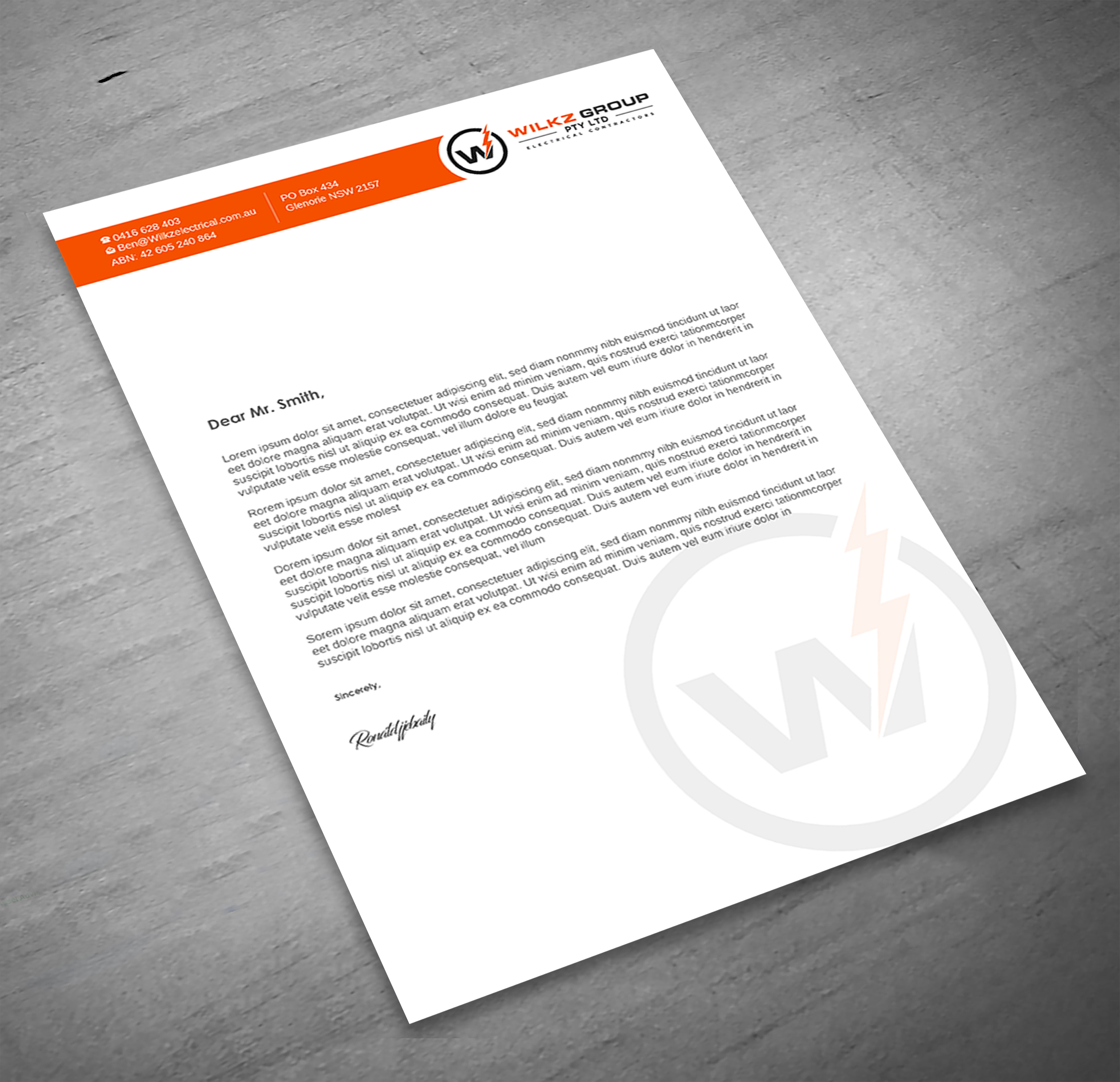 Stationery Design by Imagine design000 for Wilkz Group | Design #34373257