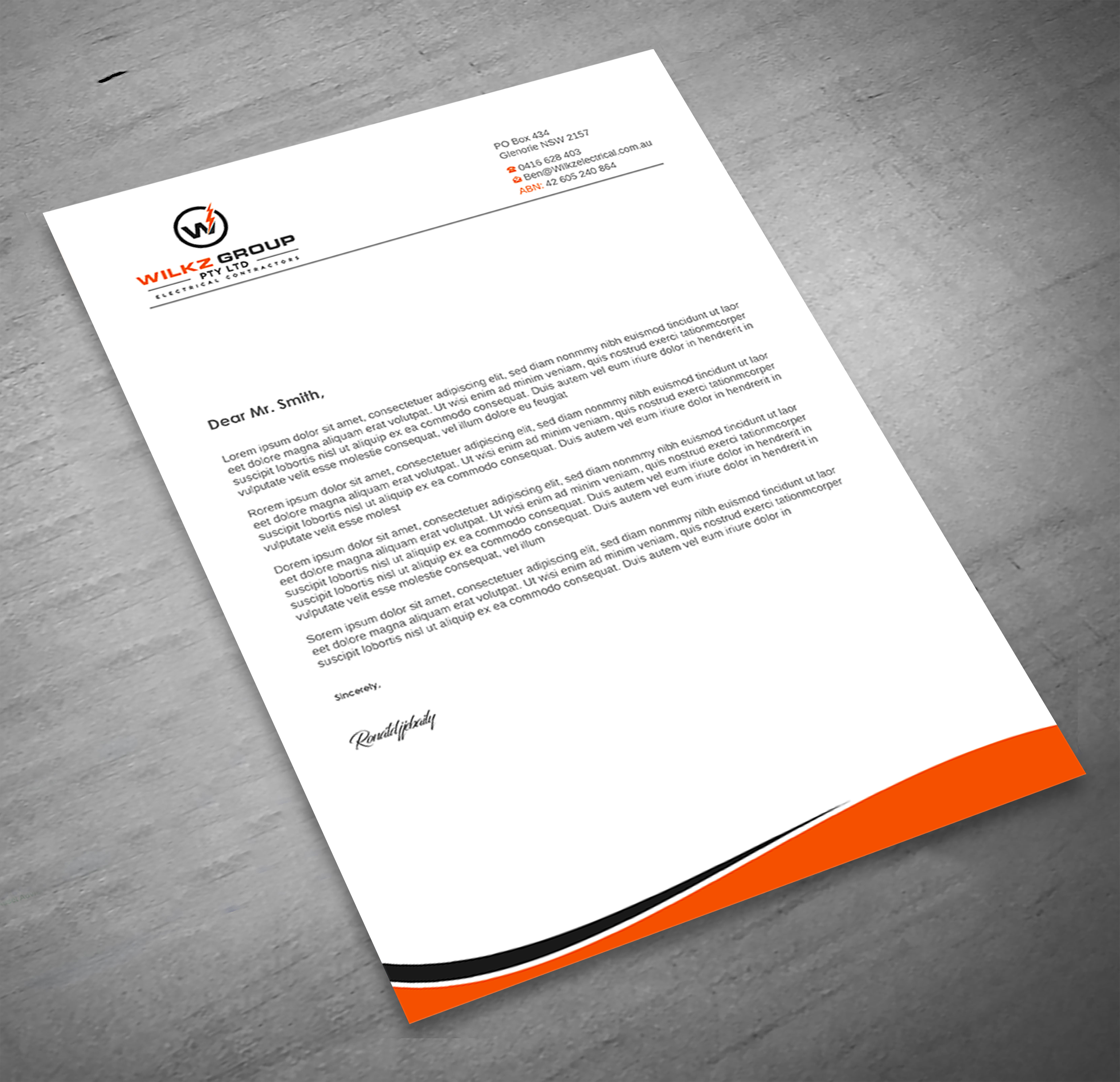 Stationery Design by Imagine design000 for Wilkz Group | Design #34373339