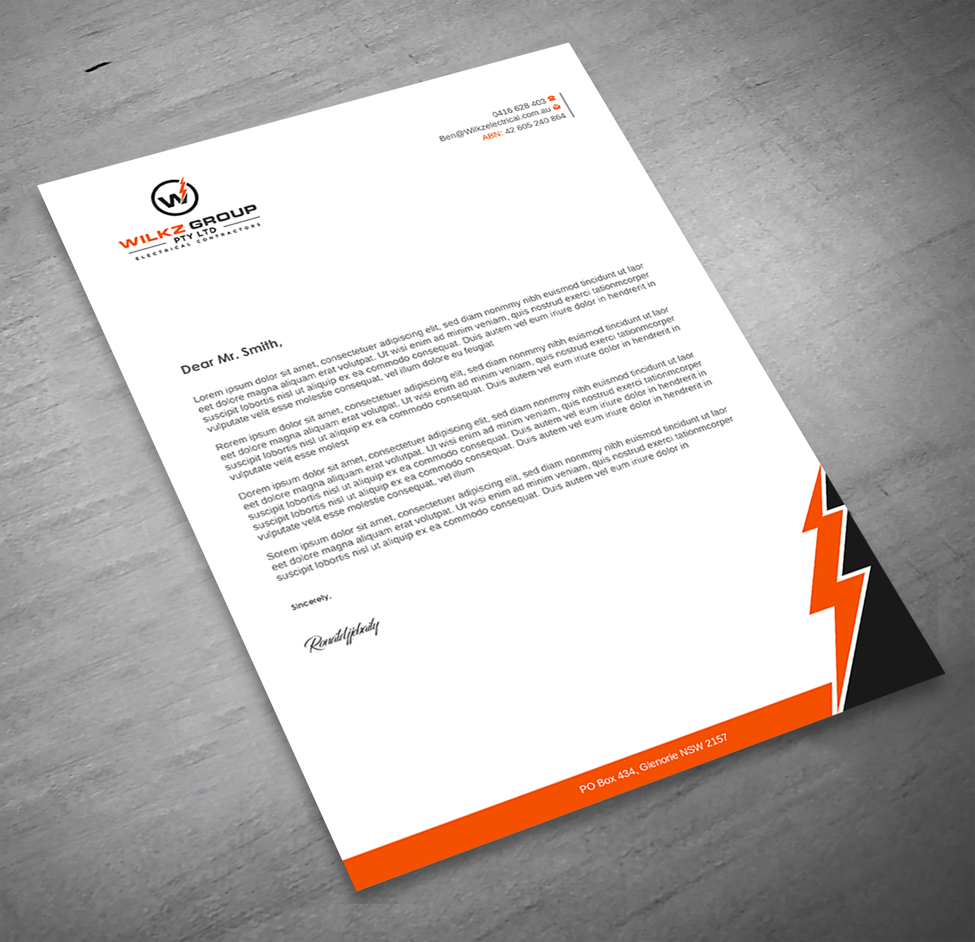 Stationery Design by Imagine design000 for Wilkz Group | Design #34373340