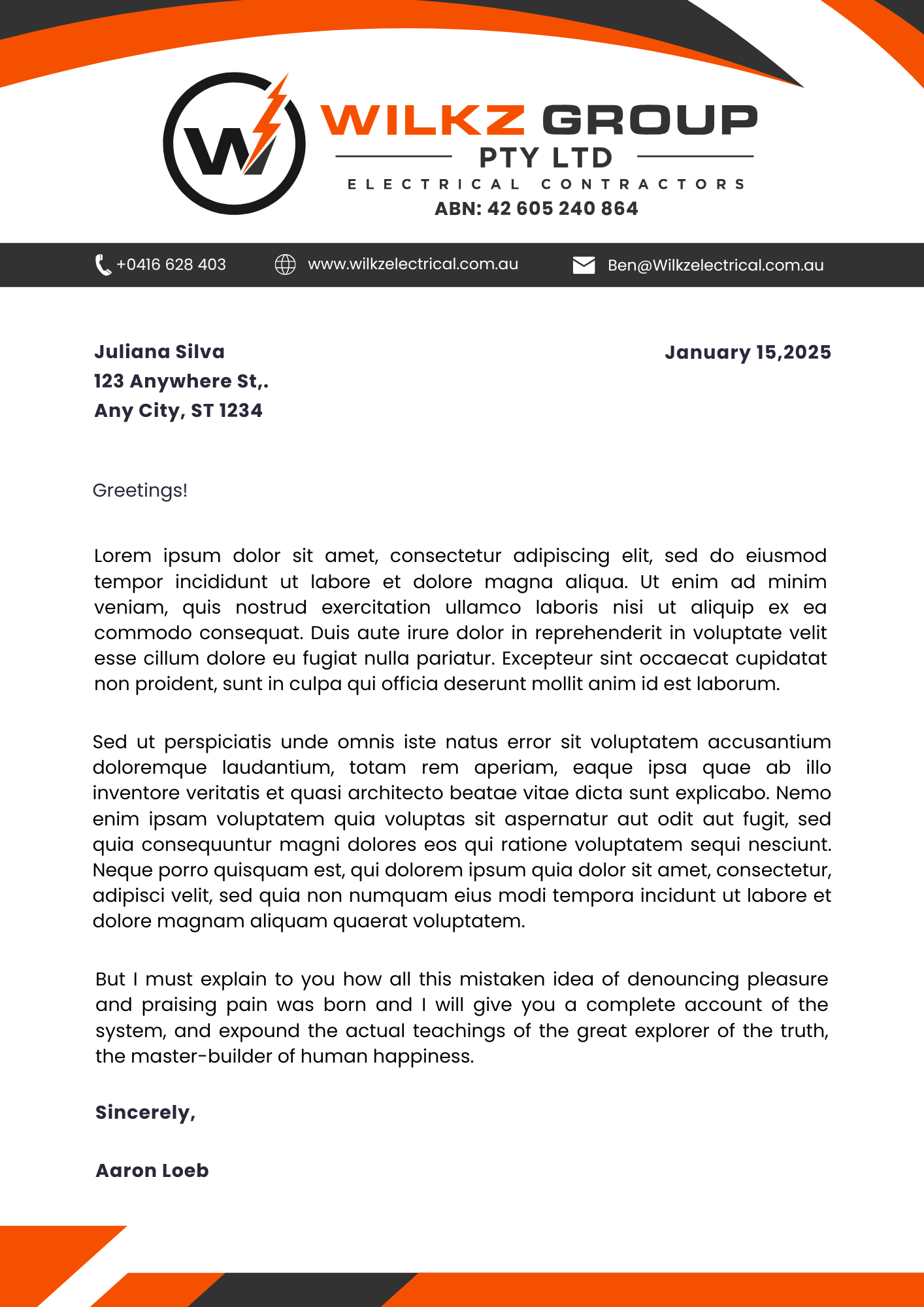 Stationery Design by James for Wilkz Group | Design #34373699