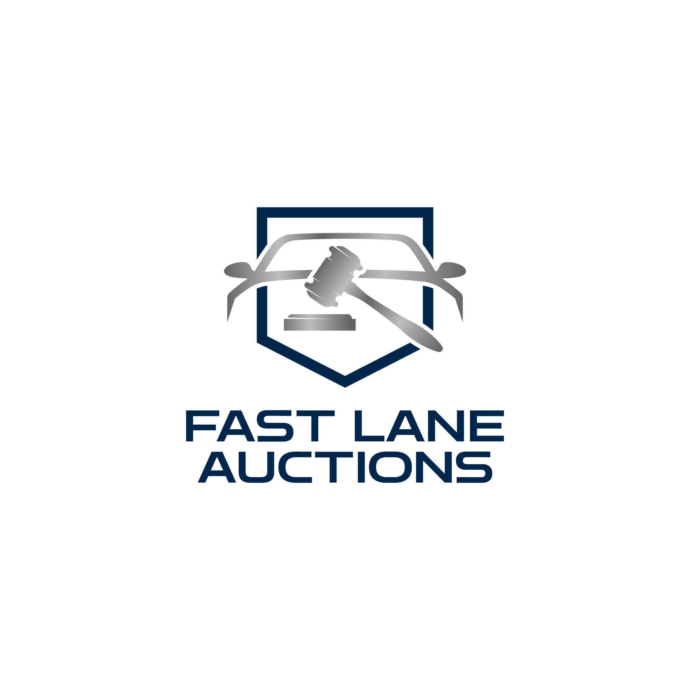 Logo Design by Aljune Castro Designs for Fast Lane Auctions.com | Design #34384422