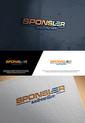 Logo Design by sulemani  creation for Sponsler Automotive | Design: #34413446