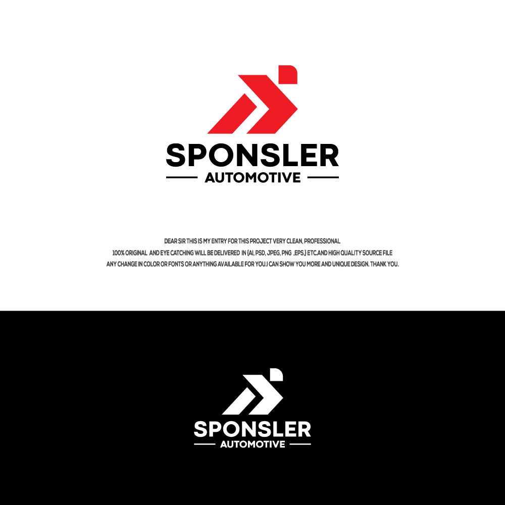 Diseño de Logo por hossain32 para Sponsler Automotive | Diseño #34386126