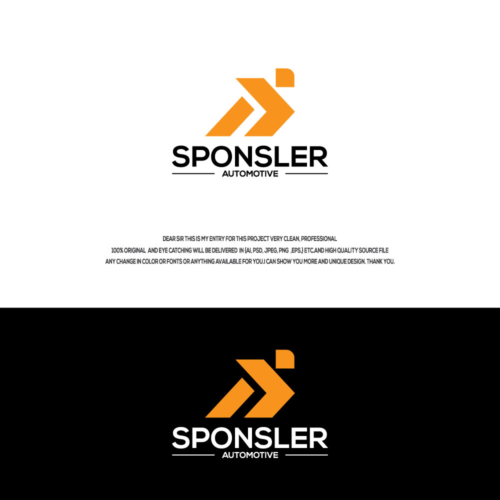 Design de Logo par hossain32 pour Sponsler Automotive | Design #34386127