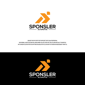 Logo Design by hossain32 for Sponsler Automotive | Design: #34386127