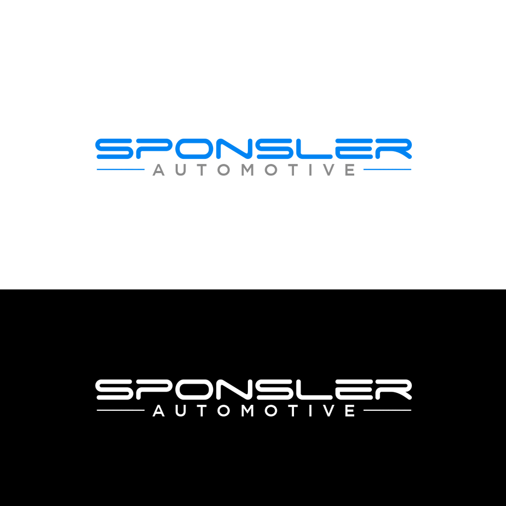 Logo Design by Noor Ezz for Sponsler Automotive | Design: #34384880