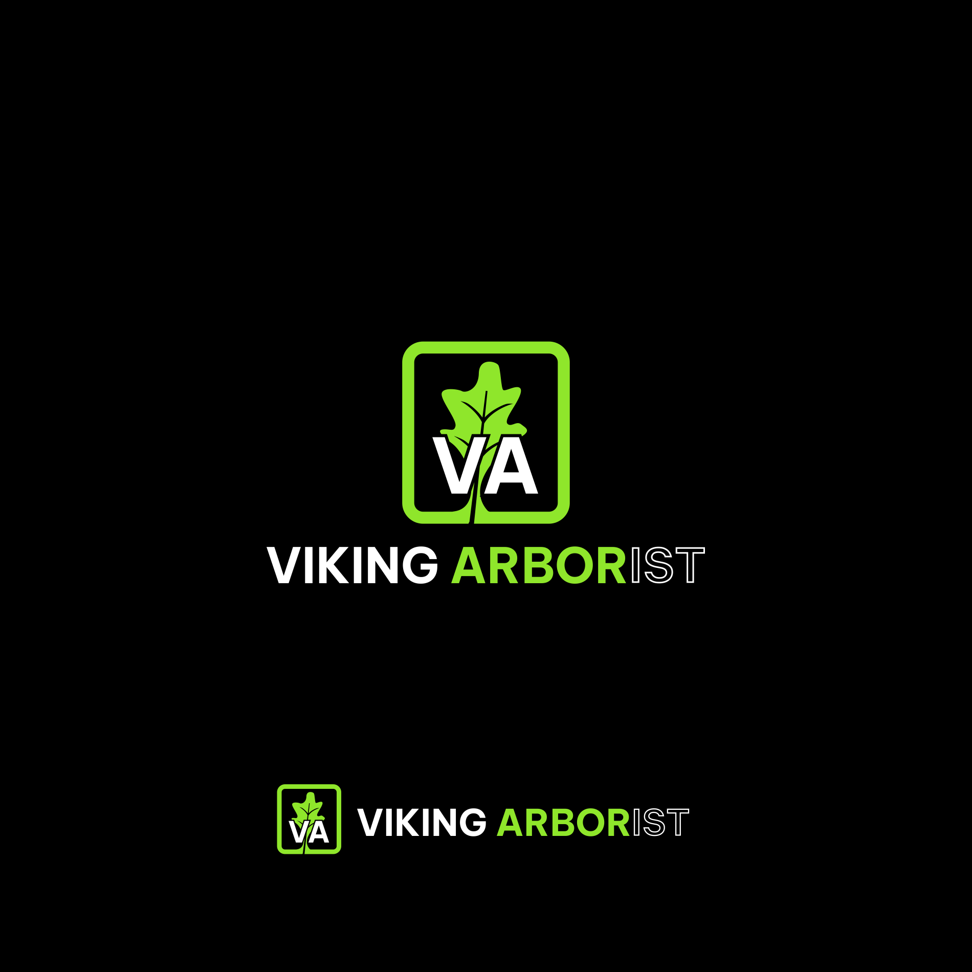 Logo Design by Jozjozan.Std™ for Viking Arbor  | Design #34400701