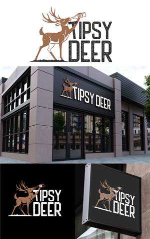 Design de Logo par Sergio Coelho pour The Tipsy Deer | Design : #34408202