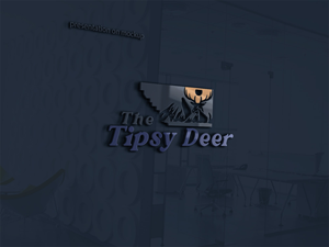 Logo Design by RRR Design for The Tipsy Deer | Design: #34394004