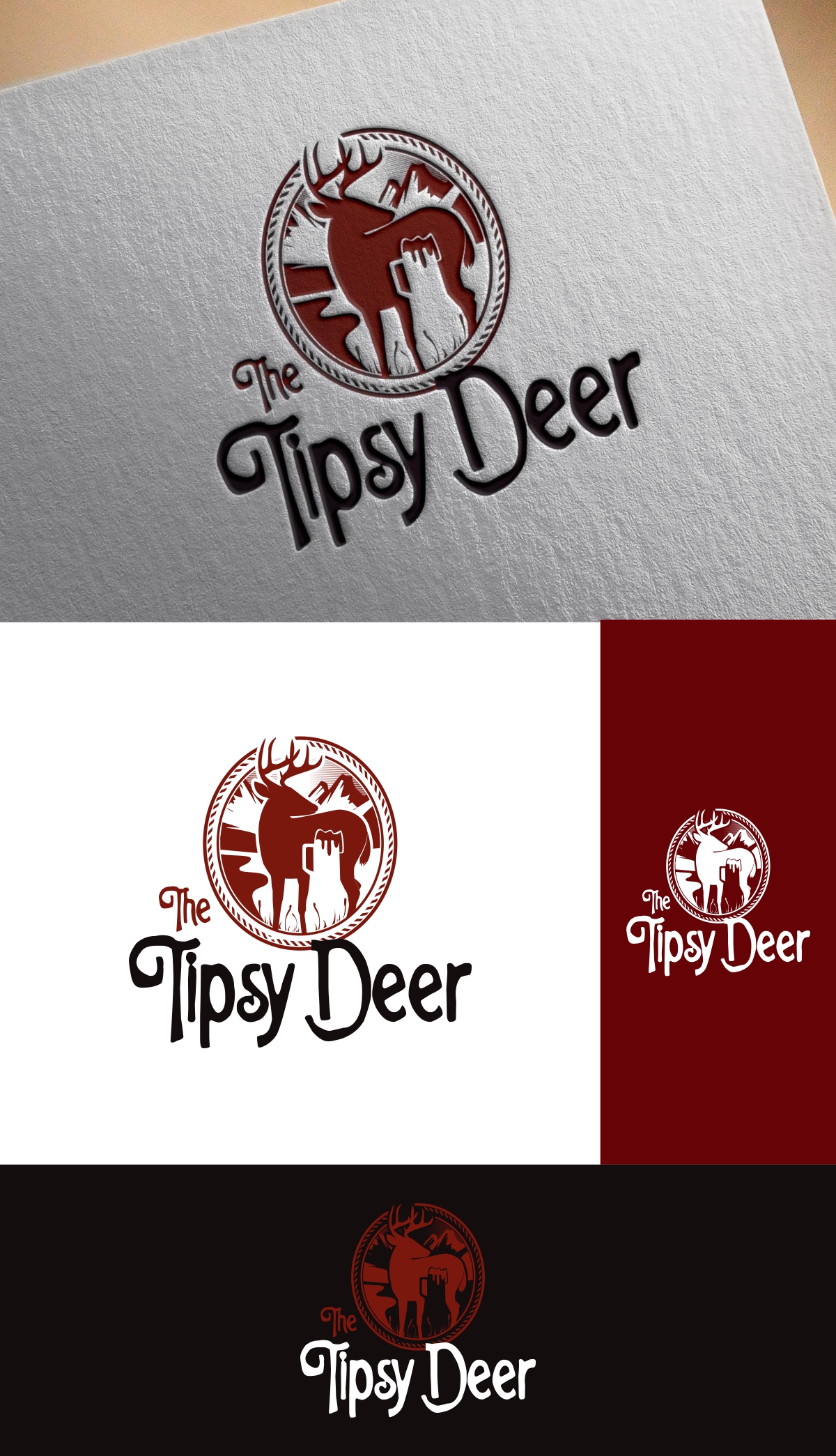 Logo-Design von Loknath für The Tipsy Deer | Design #34390439