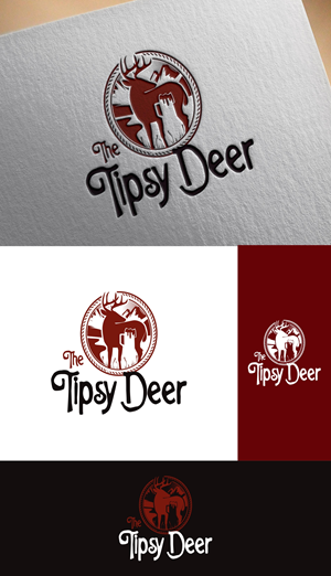 Logo Design by Loknath for The Tipsy Deer | Design: #34390439