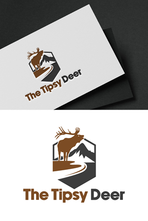 Logo Design by Loknath for The Tipsy Deer | Design: #34391175