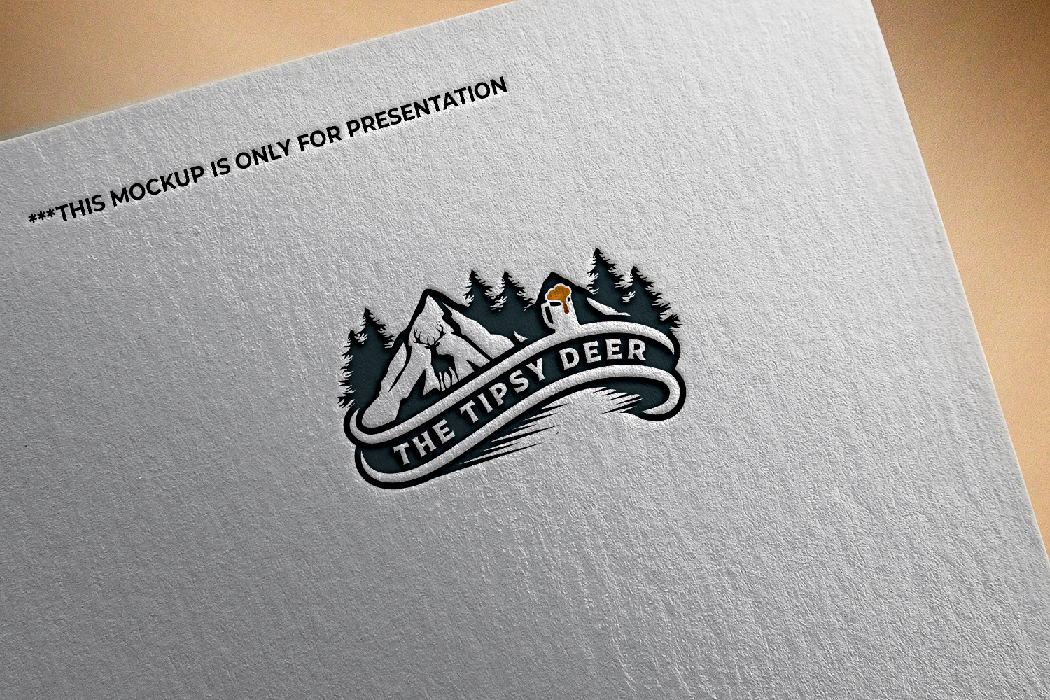Logo Design by Widi Nalendra for The Tipsy Deer | Design #34399809
