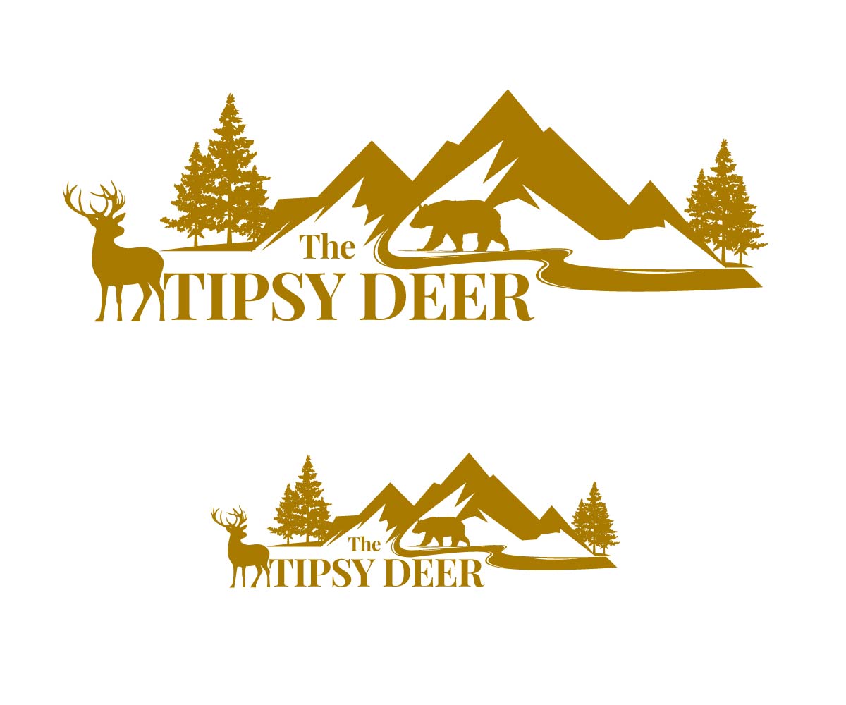 Logo Design by Paint-Tools for The Tipsy Deer | Design #34389471