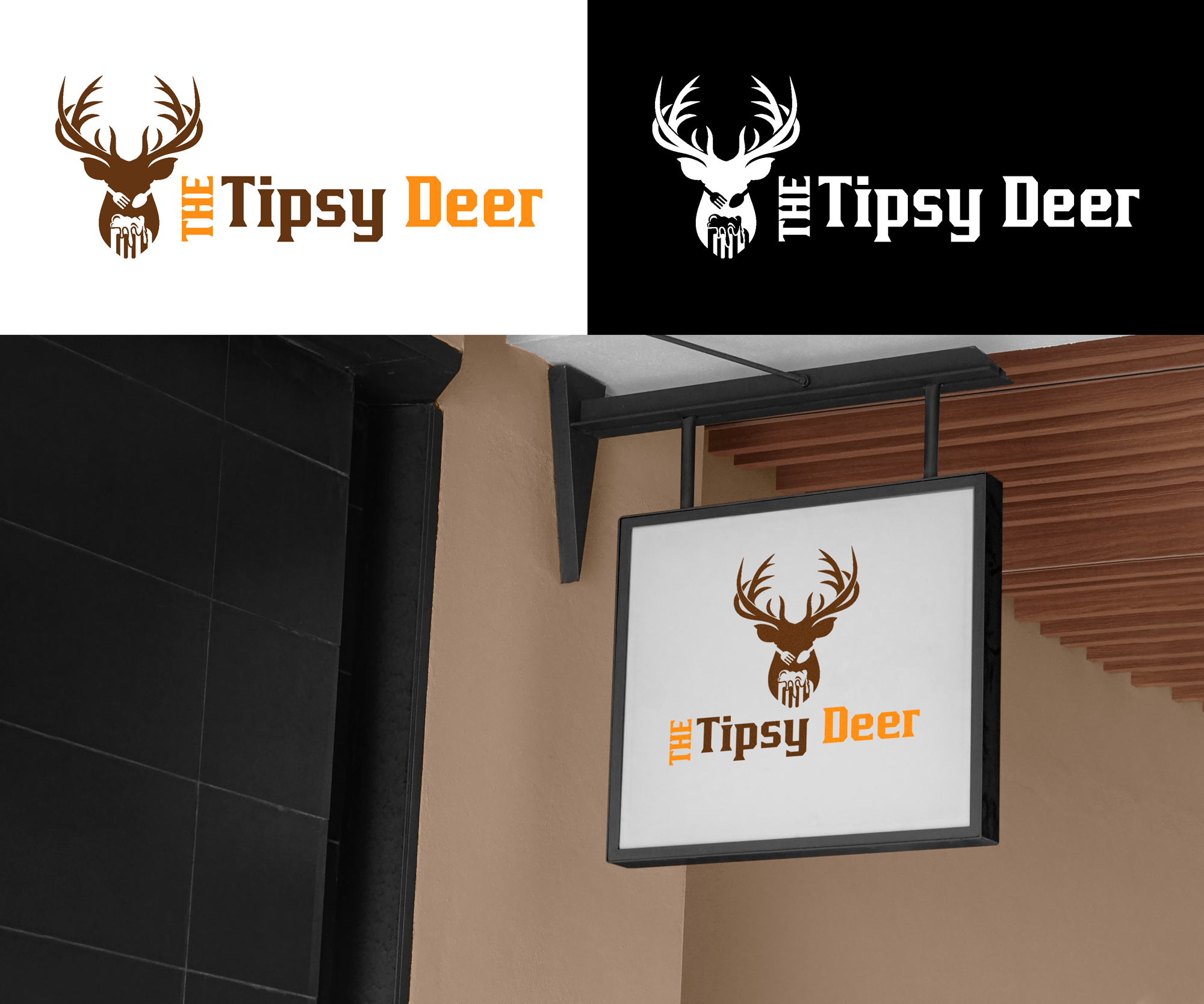 Design de Logo par RA-bica pour The Tipsy Deer | Design #34390557