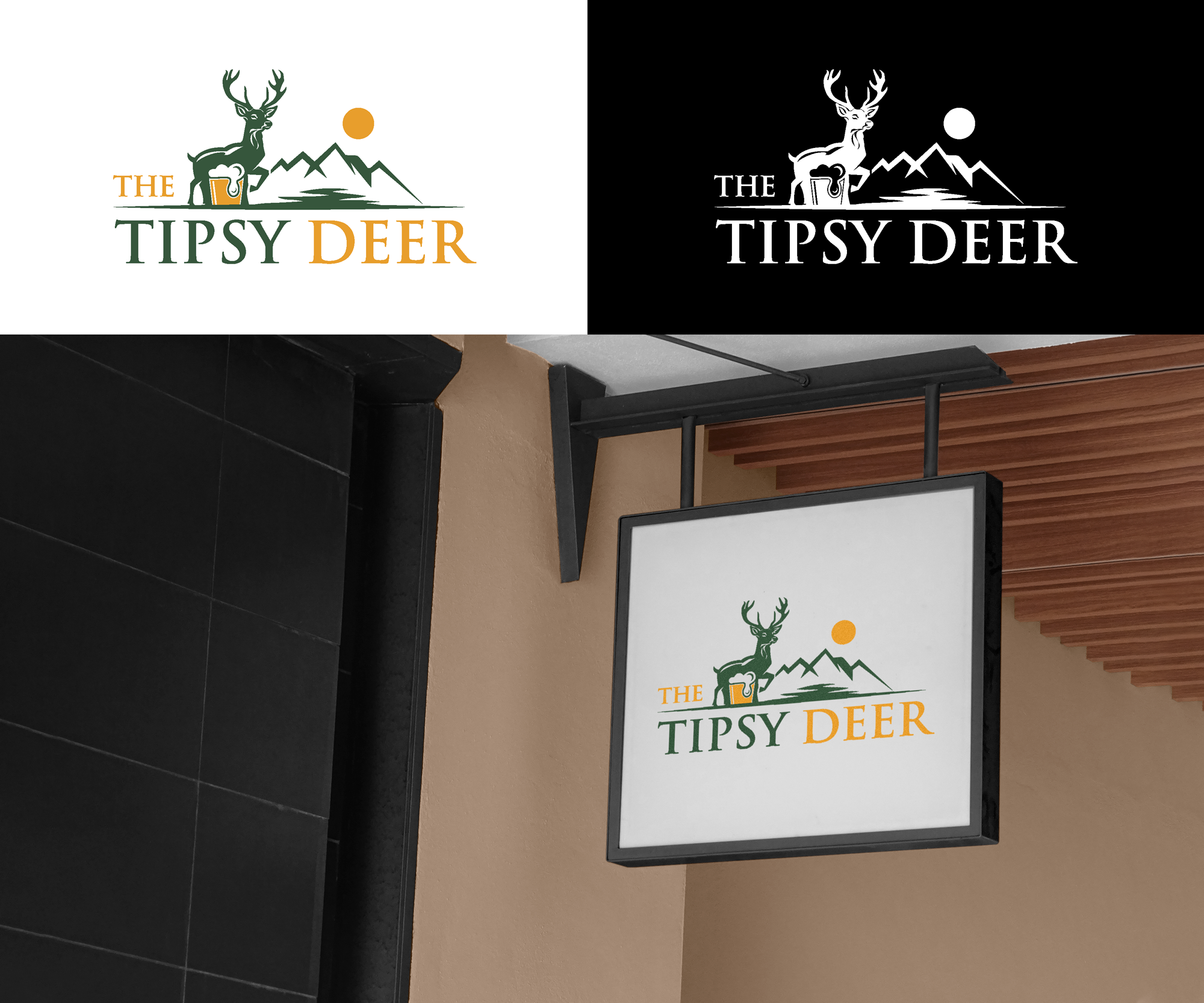 Design de Logo par RA-bica pour The Tipsy Deer | Design #34390559