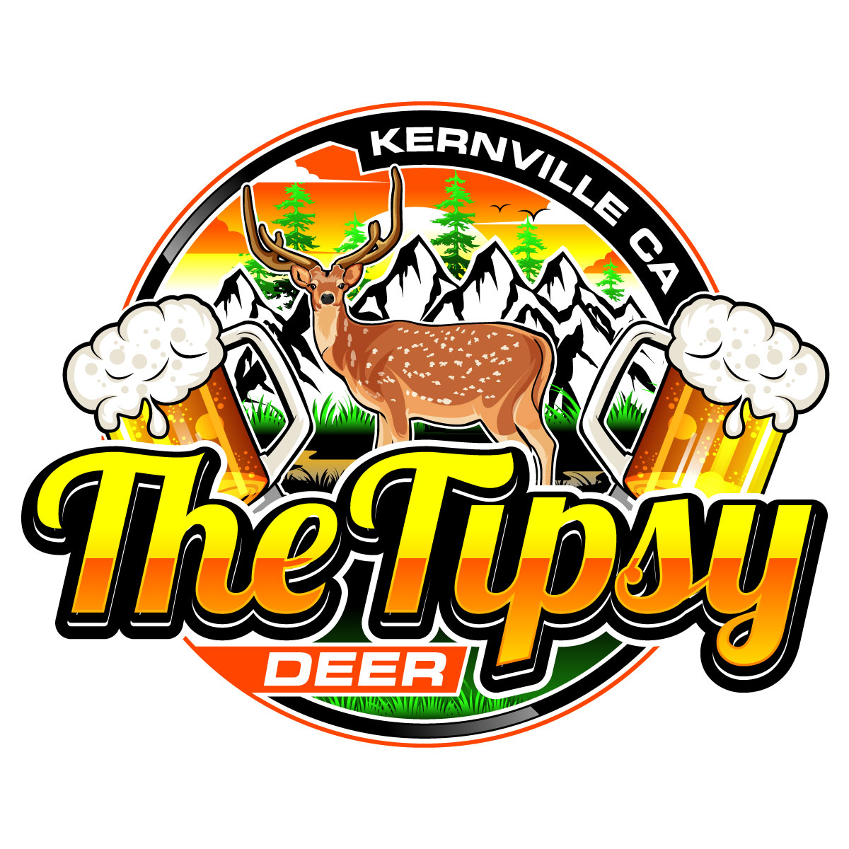 Logo Design by Suvendu.S for The Tipsy Deer | Design #34412470