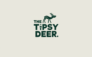 Logo Design by Mukuuu for The Tipsy Deer | Design: #34391989